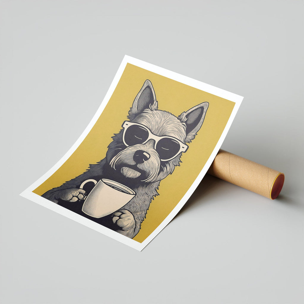 Australlian Terrier Chillin Coffee Dog image 7