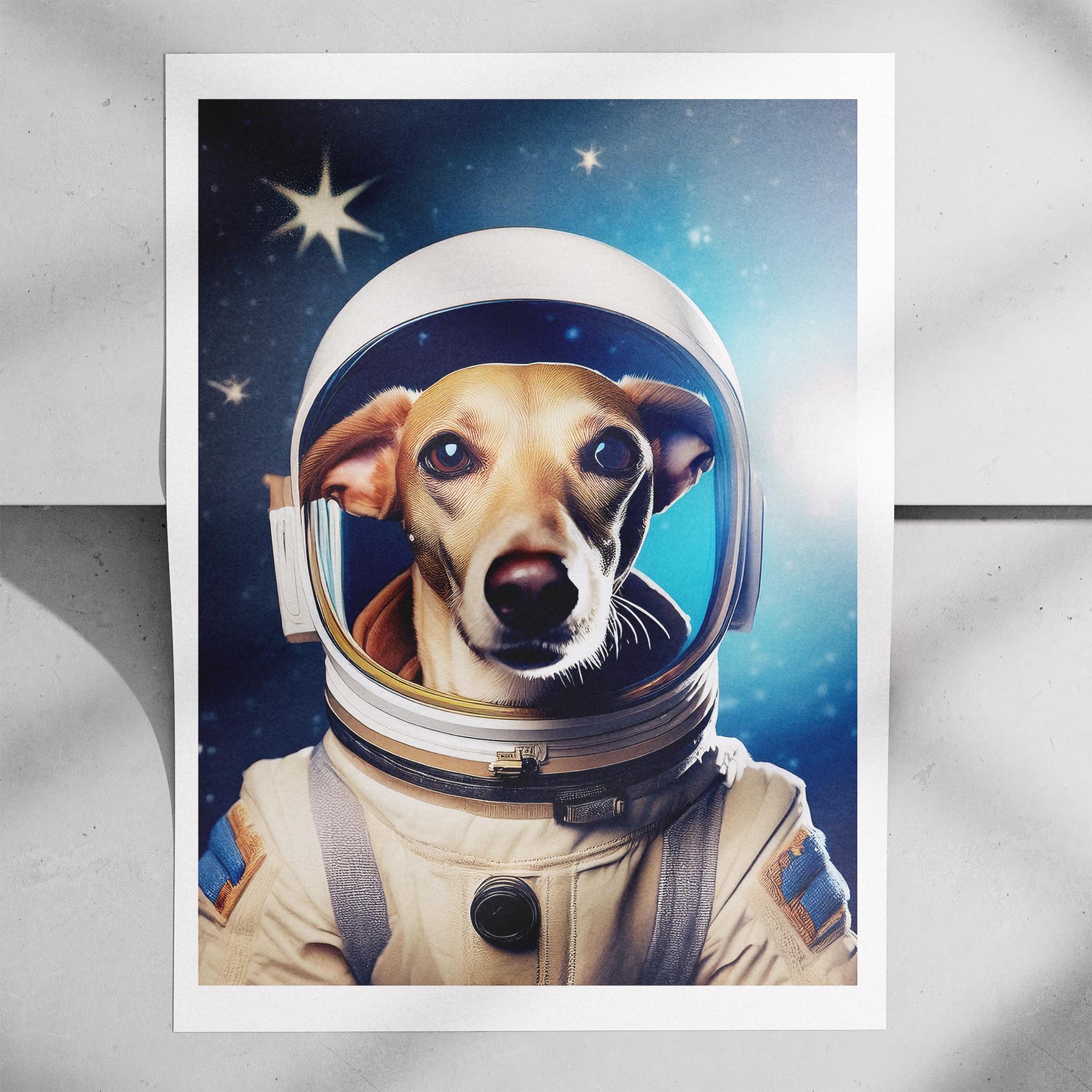 Whippet Astronaut Dog Series image 7