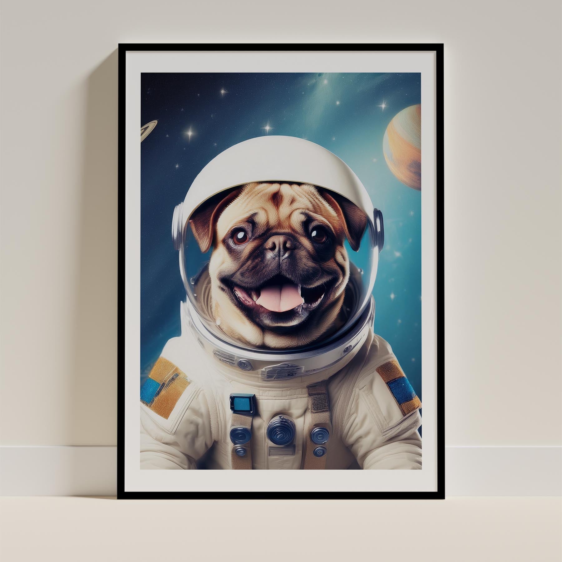 Pug Dog Art Print Unframed Vol 1 | 11 Unique Designs | Wall Art Gift for Dog Lovers - Image 11 | Dogsy & Co