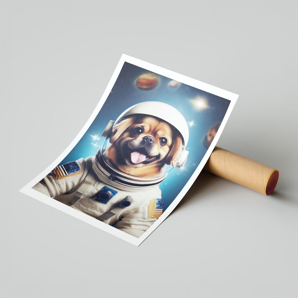 Pekingese Astronaut Dog Series image 6