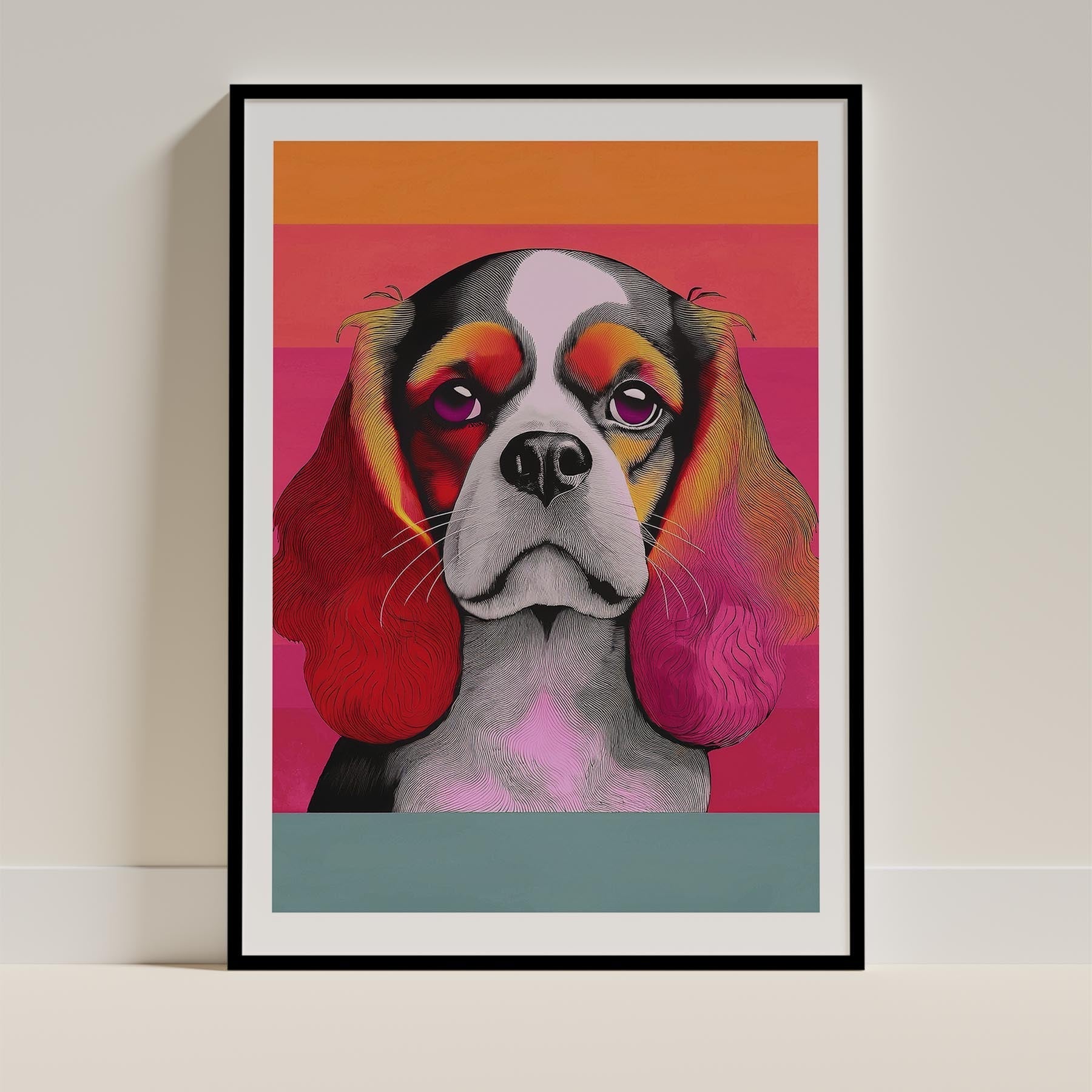 Cavalier Spaniel Modern Pop Dog Series image 0