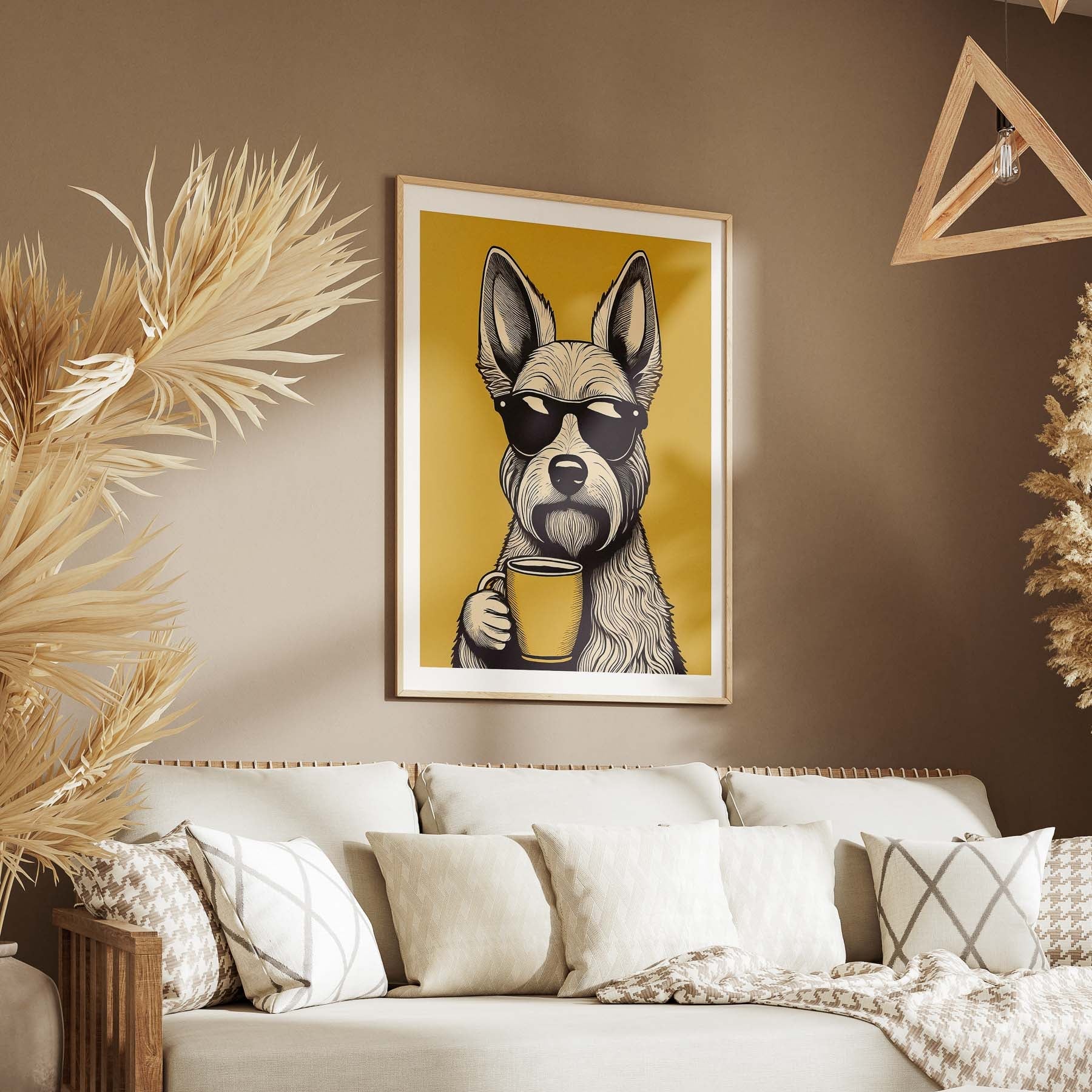 Irish Doodle Chillin Coffee Dog image 5