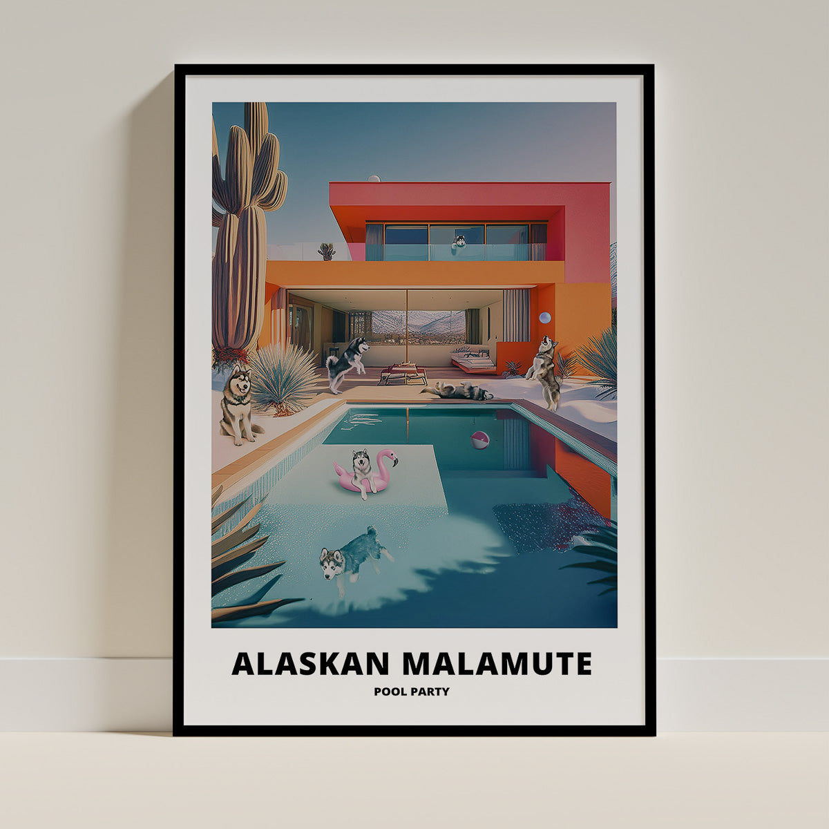 Alaskan Malamute Dog Art Print Unframed Vol 3 | 6 Unique Designs | Wall Art Gift for Dog Lovers - Image 6 | Dogsy & Co