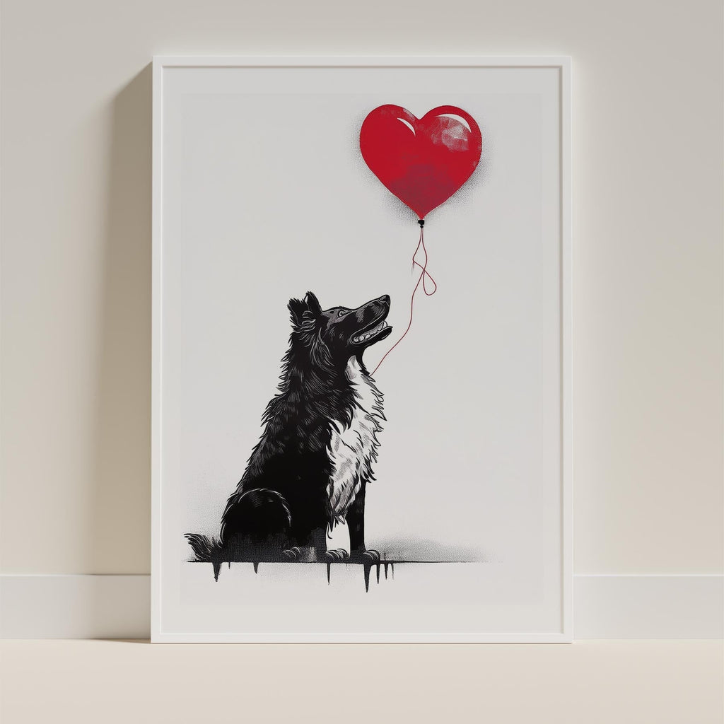 Rough Smooth Collie DOGSY Series inspired by the Art of Banksy image 9