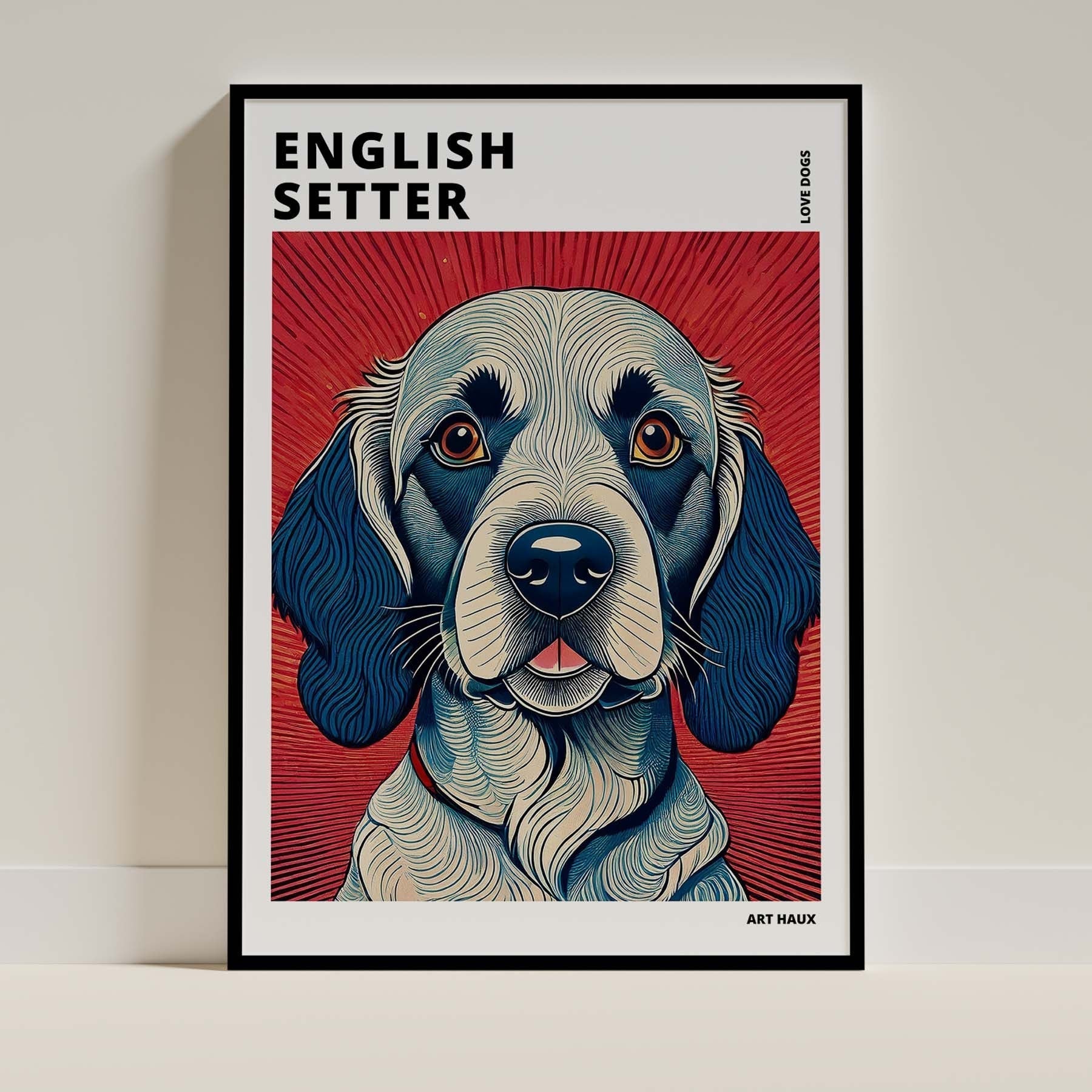 English Setter Dog Art Print Unframed Vol 1 | 11 Unique Designs | Wall Art Gift for Dog Lovers - Image 3 | Dogsy & Co