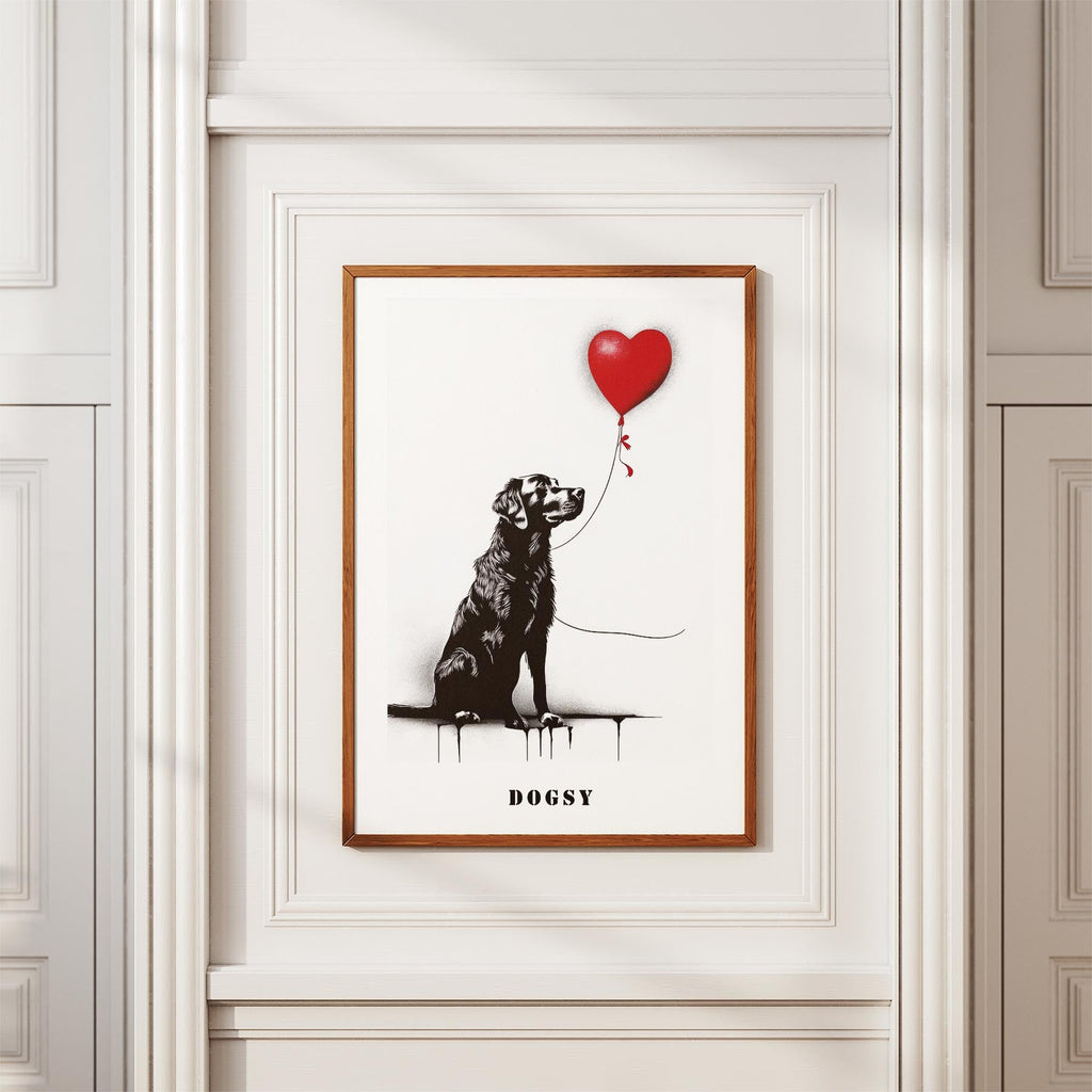 Murray River Retriever DOGSY Series inspired by the Art of Banksy with text Dogs image 3