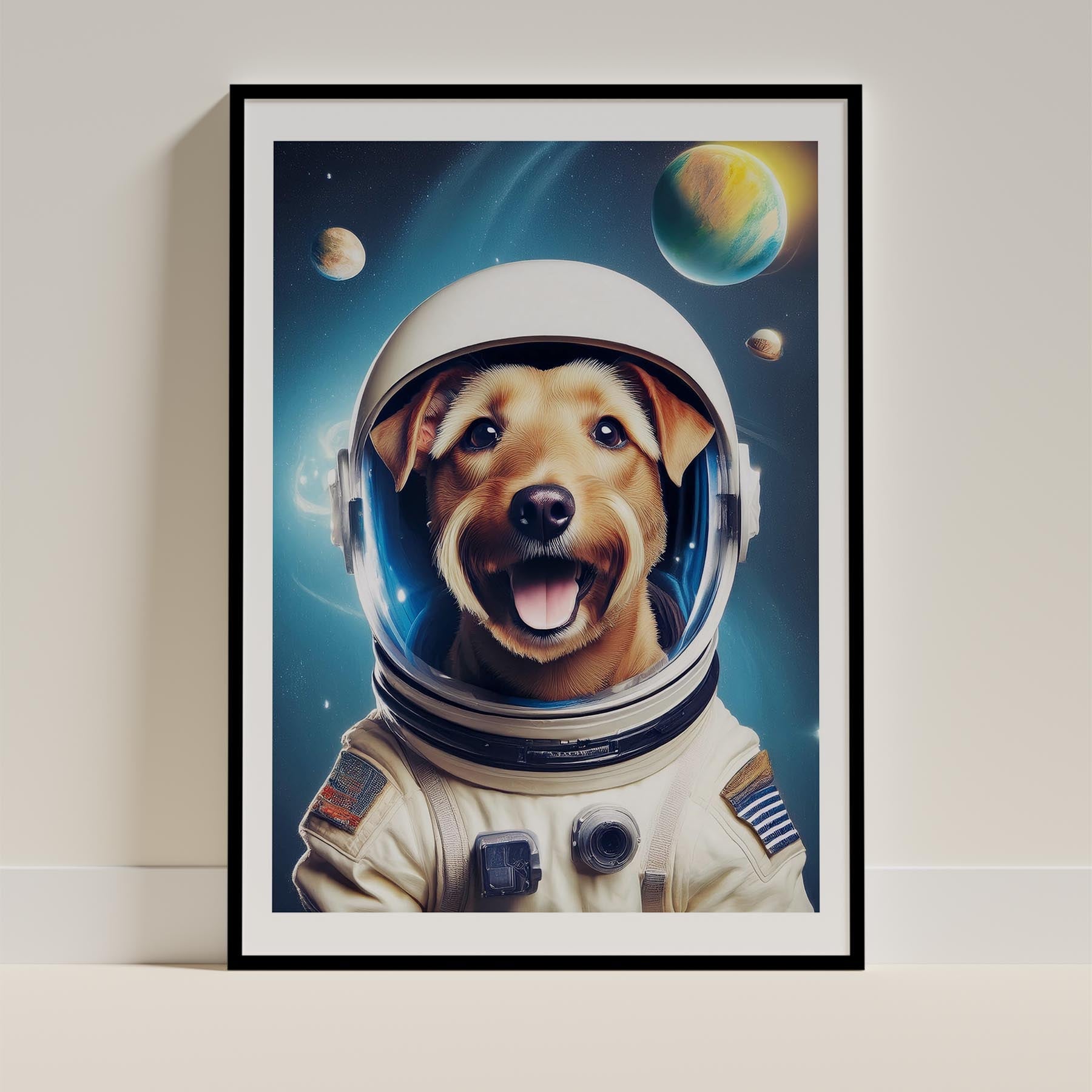 Irish Terrier Astronaut Dog Series image 11