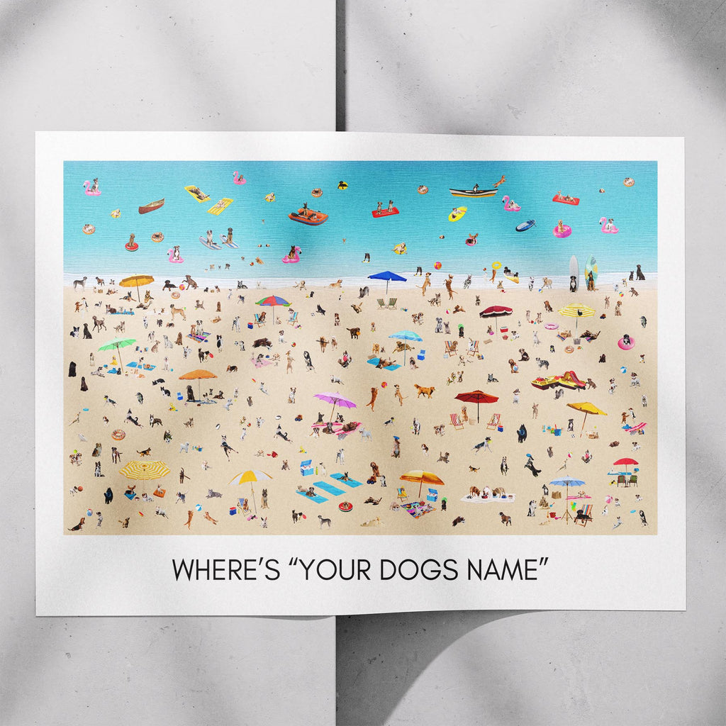Where is Your Dog Beach Scene WITH TEXT image 2