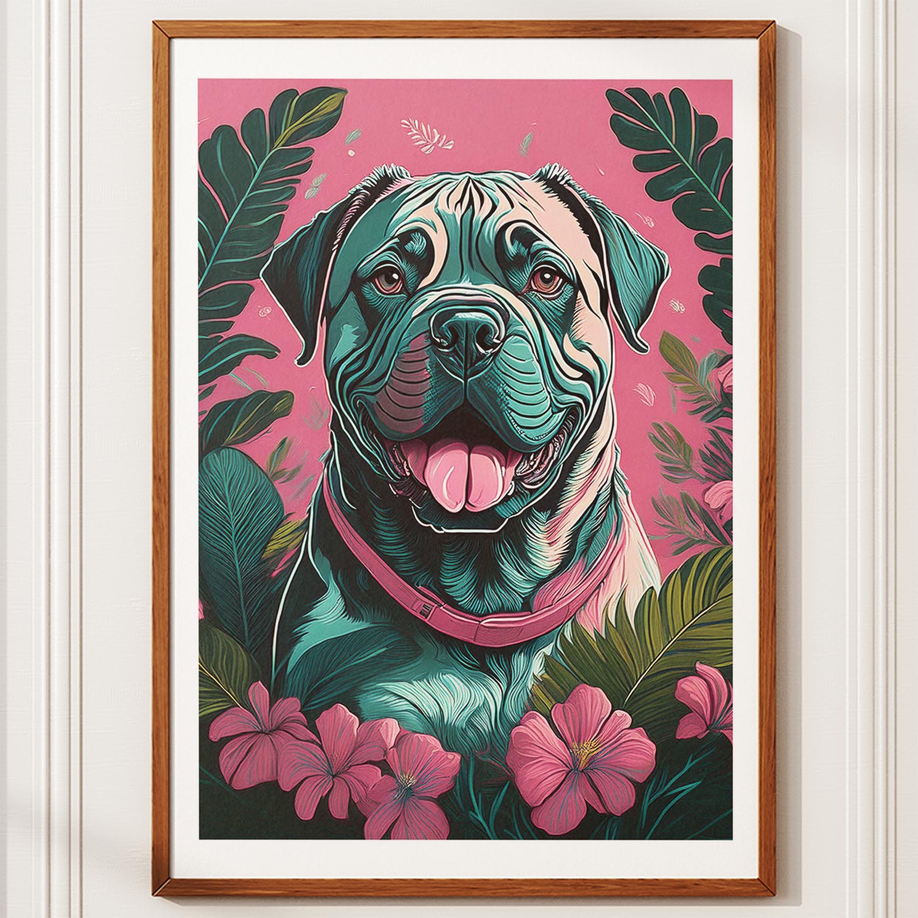 Bullmastiff Flowery Dog image 10