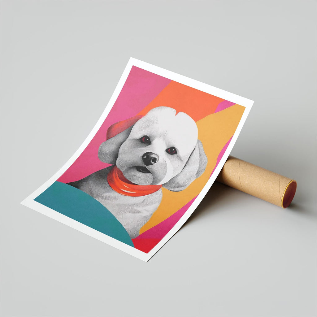 Bichon Frise Modern Pop Dog Series image 6