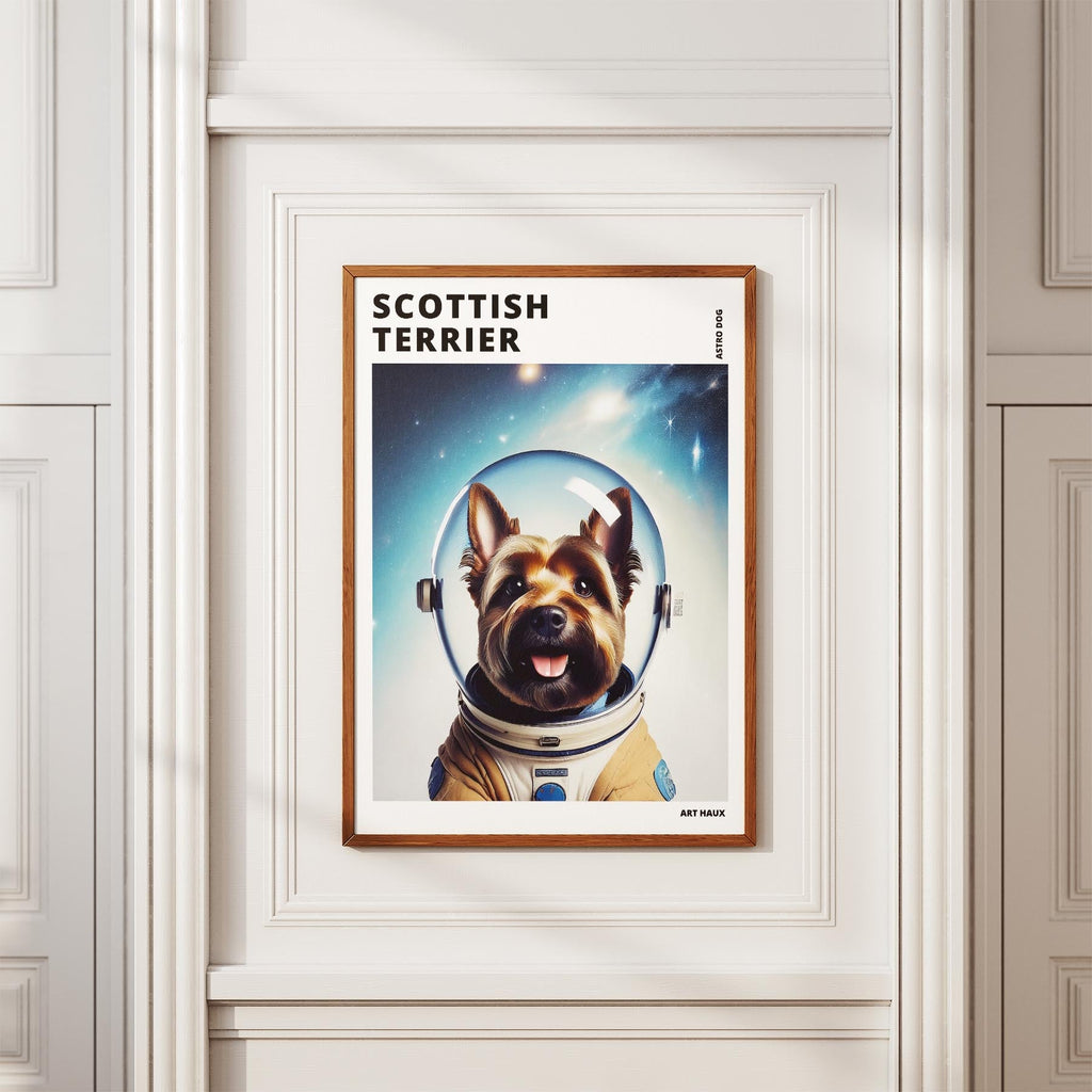 Scottish Terrier Astronaut Dog Series with Text Astro Dog image 3