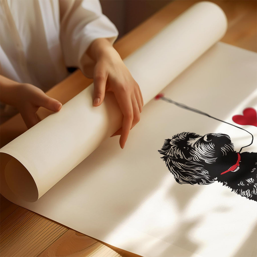 Groodle DOGSY Series inspired by the Art of Banksy with text Dogsy image 1