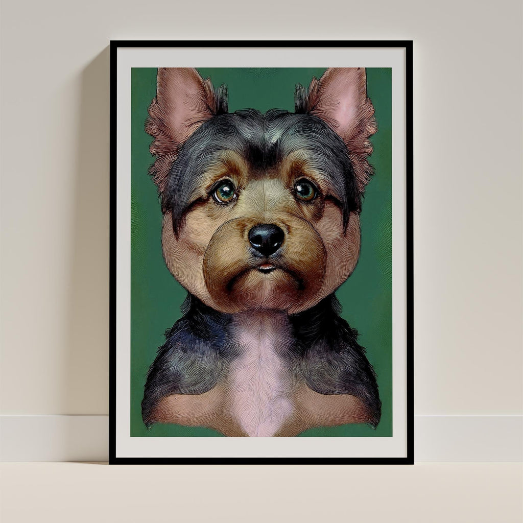 Yorkshire Terrier Green Painted Series image 0