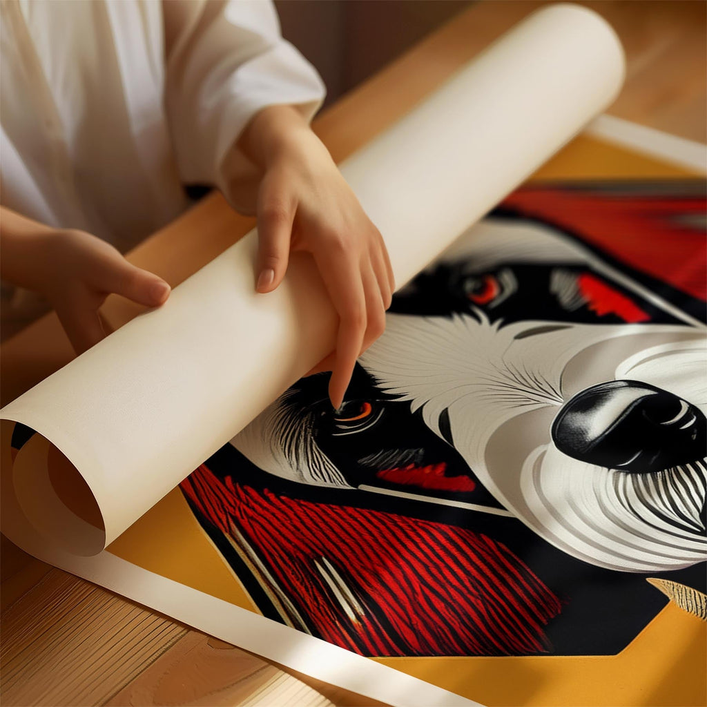 Cavoodle Geometric Orange Series image 1