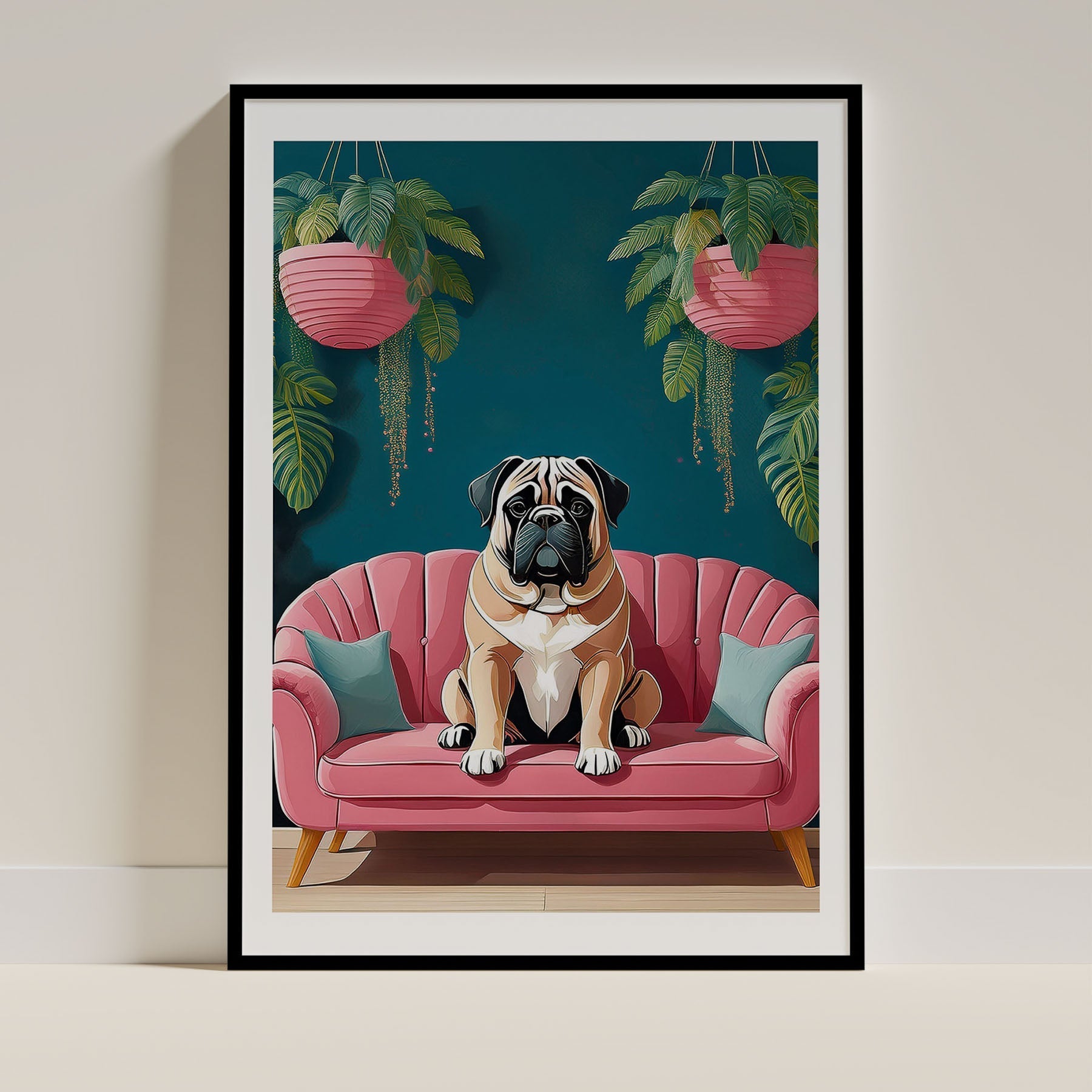 Bullmastiff Dog Art Print Unframed Vol 2 | 6 Unique Designs | Wall Art Gift for Dog Lovers - Image 2 | Dogsy & Co