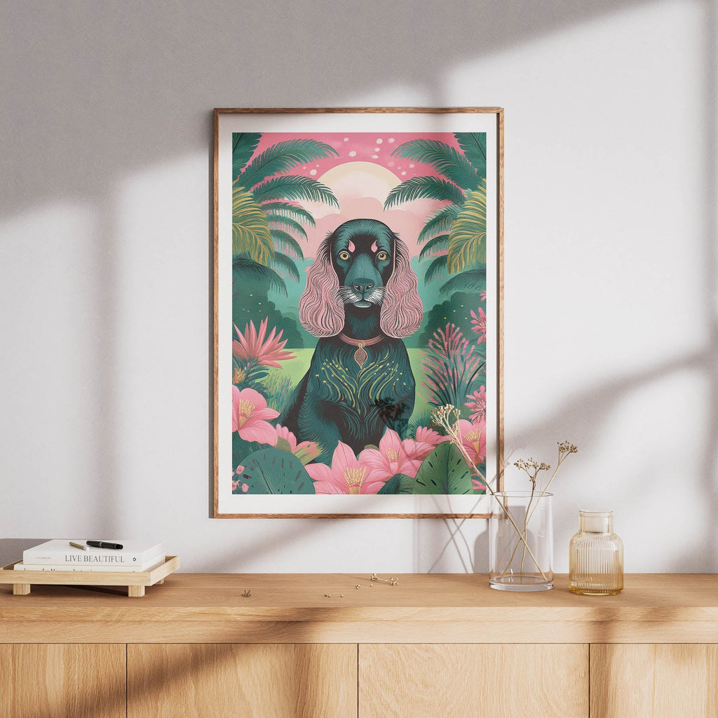 Cocker Spaniel 1 Flowery Dog image 8