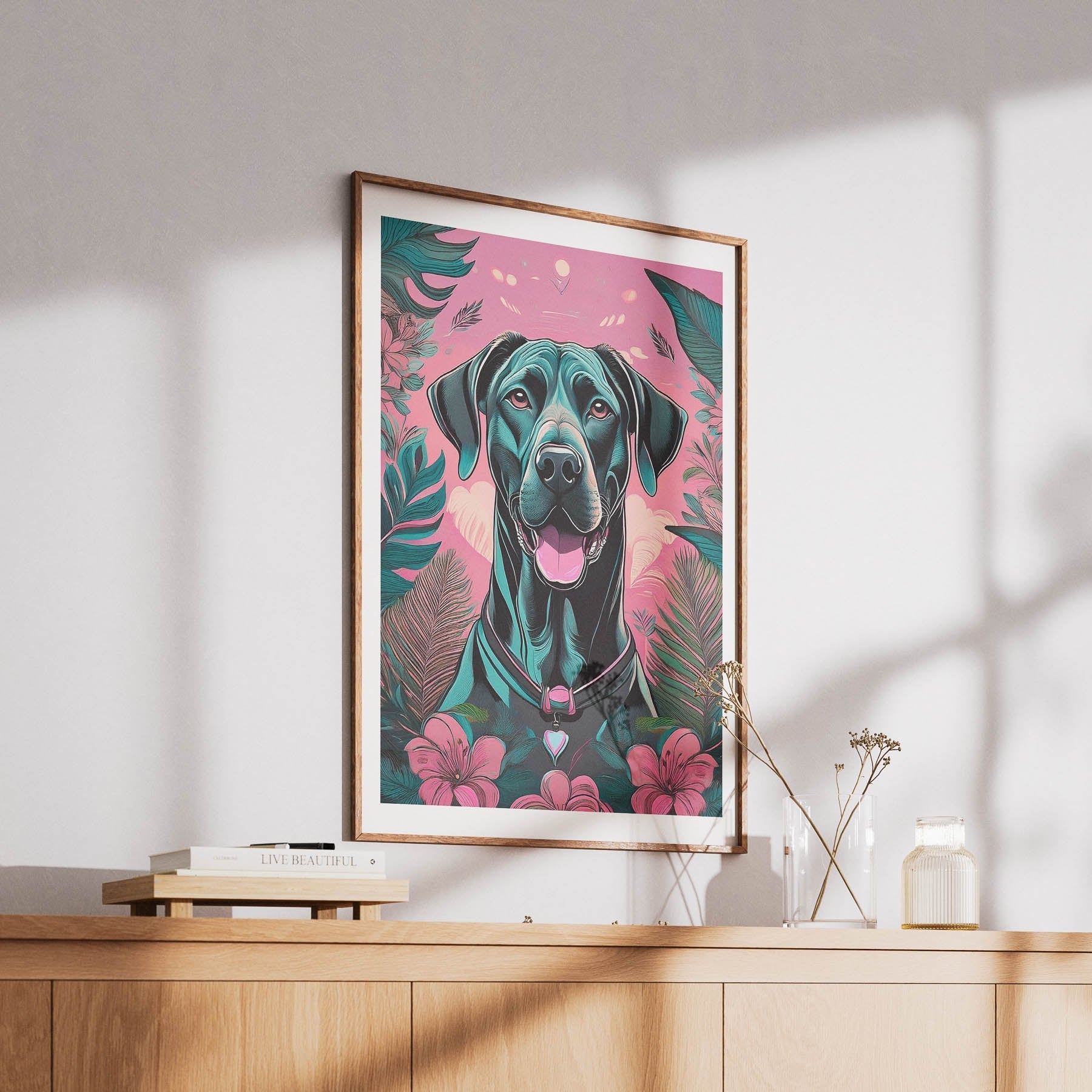 Great Dane Flowery Dog image 6