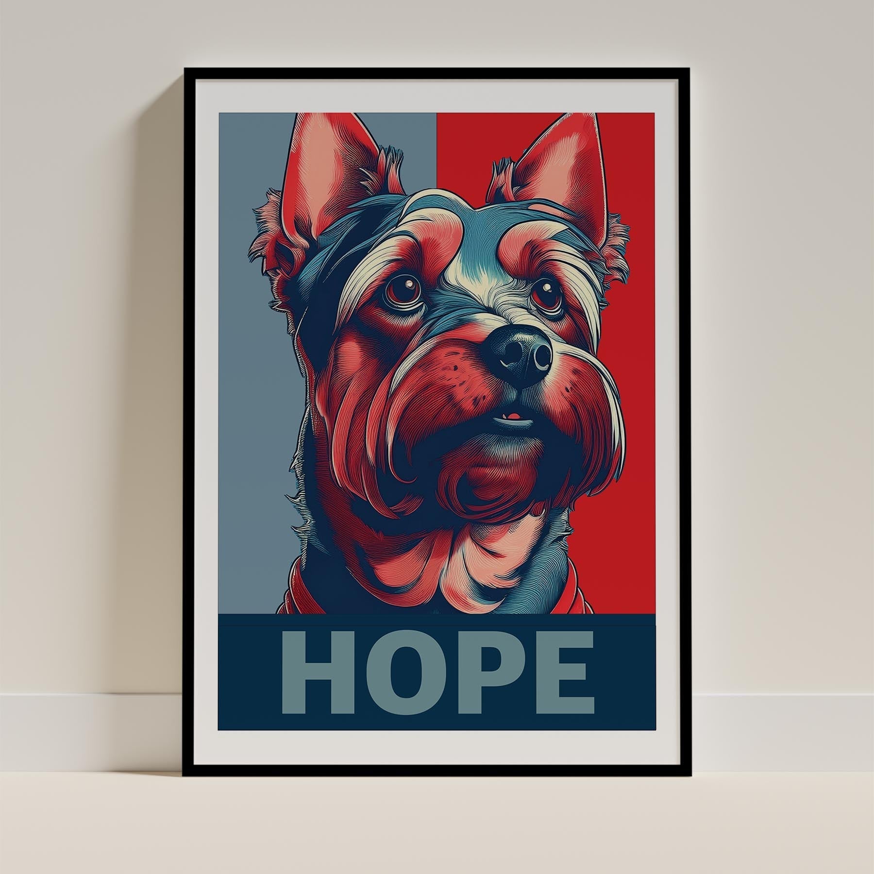Yorkshire Terrier HOPE Series Inspired by the Obama Poster image 0
