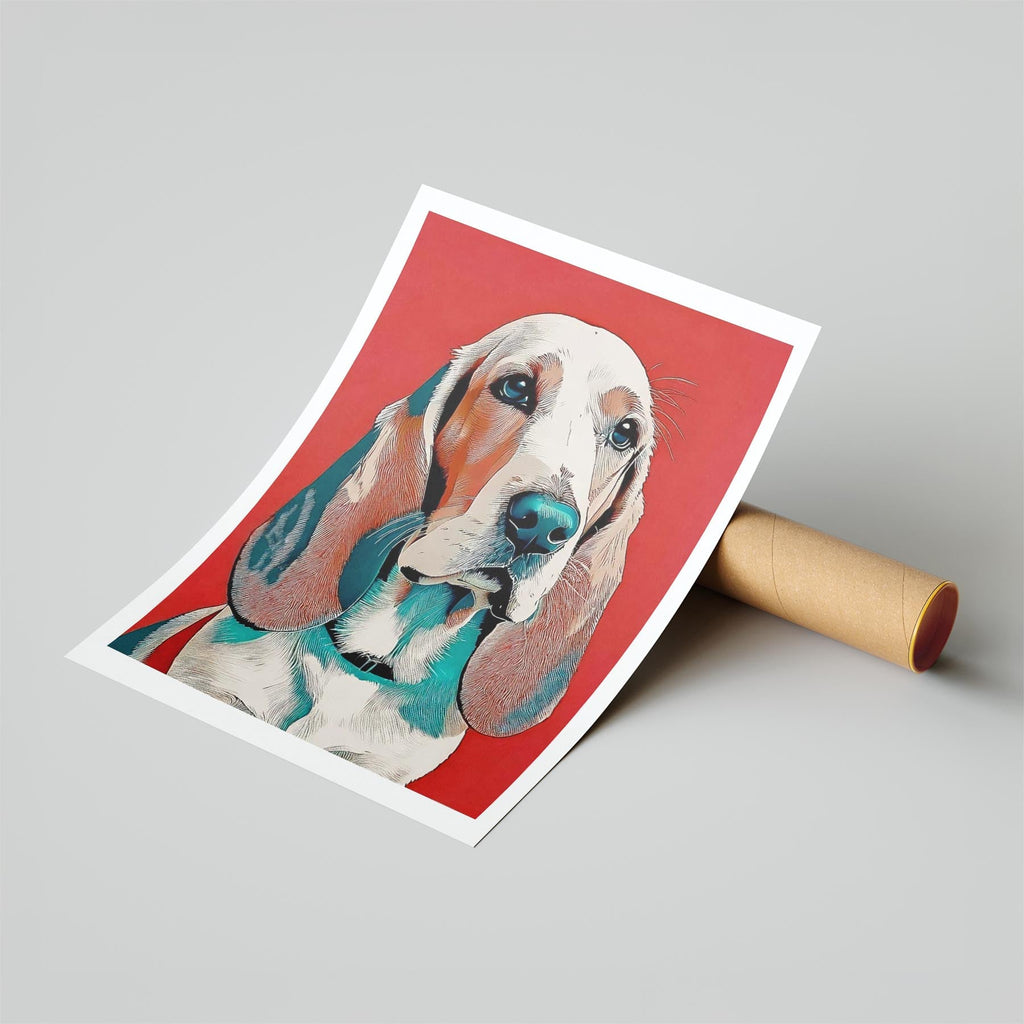Basset Hound Red Dog Series image 6