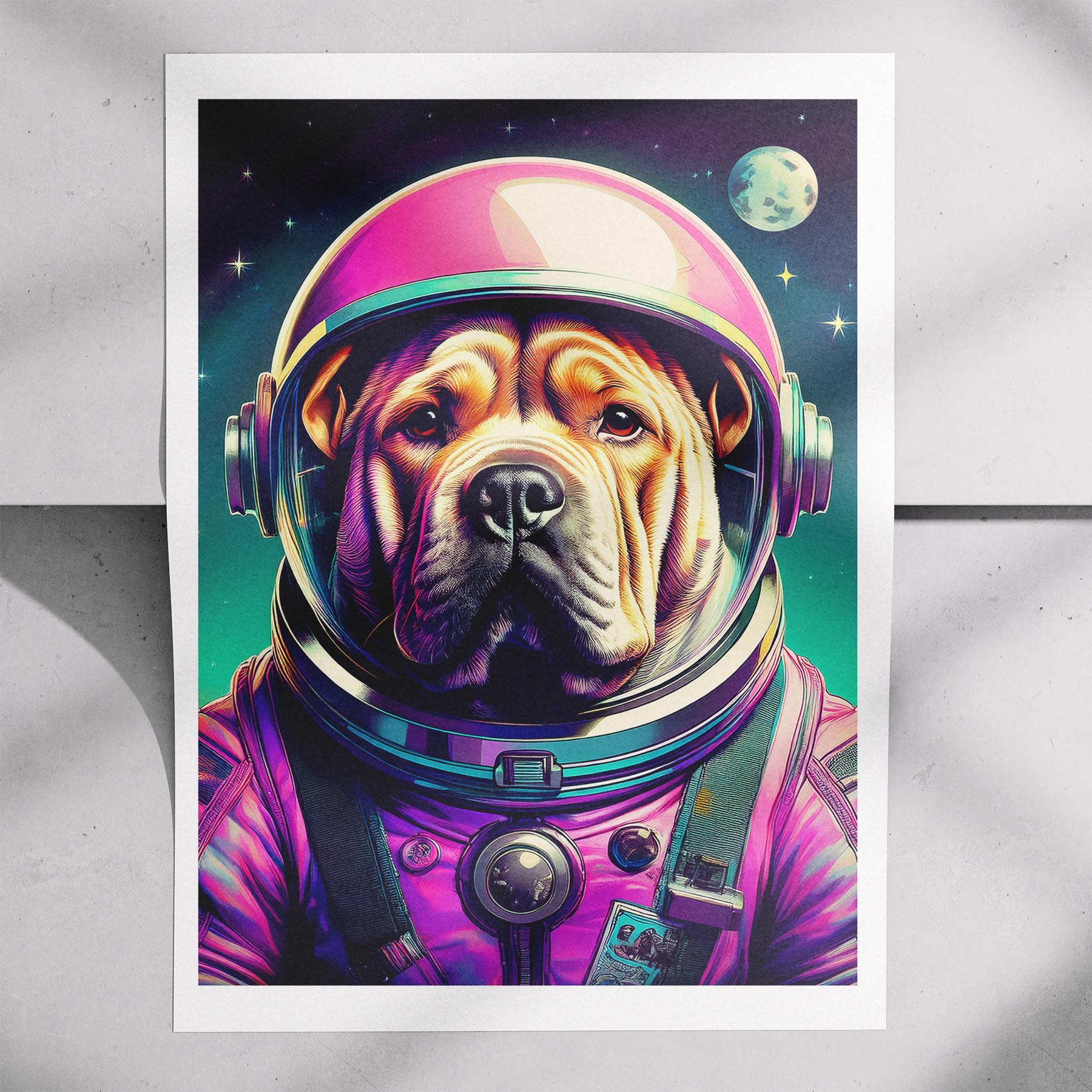 Shar Pei Space Dogs Series image 7
