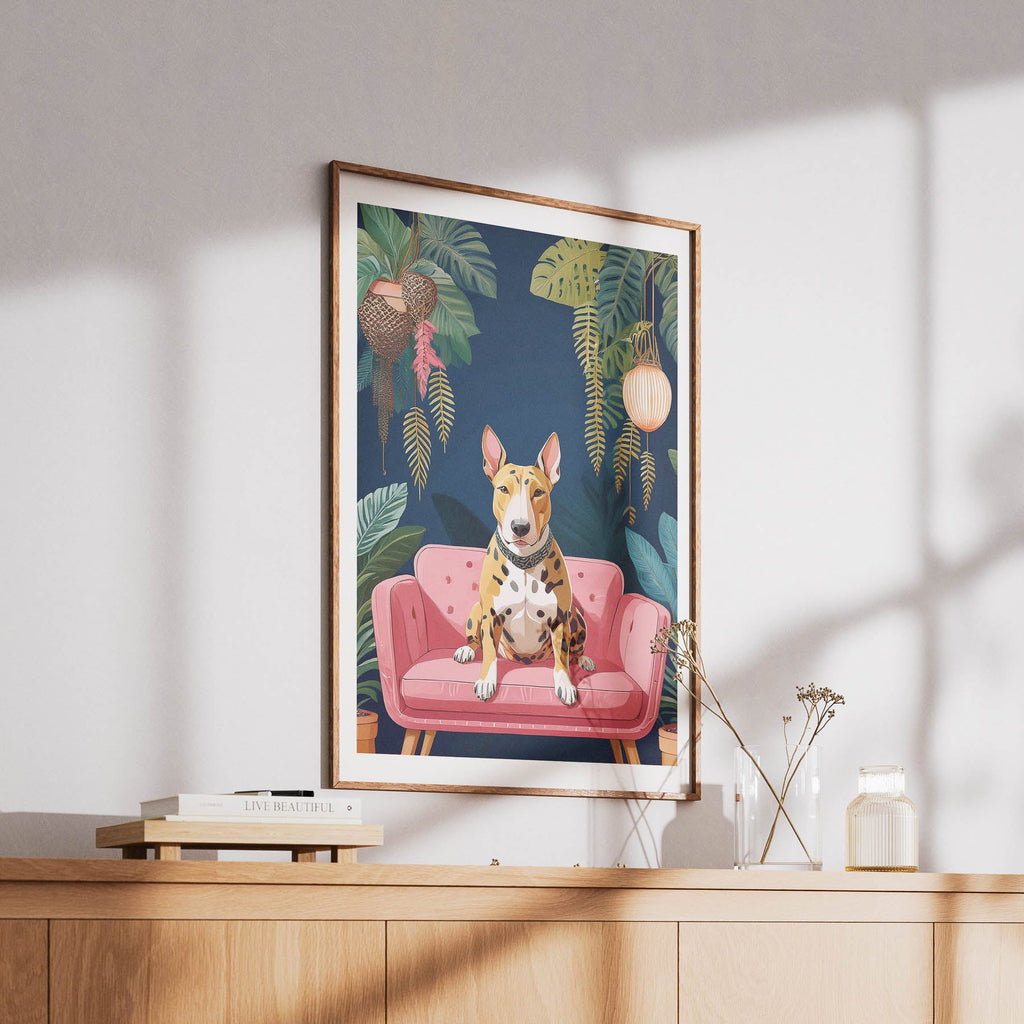 Bull Terrier Just Lounging Around image 6