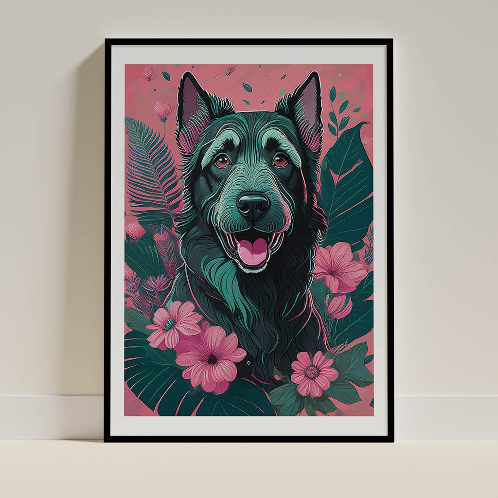 Wolfhound Flowery Dog image 0