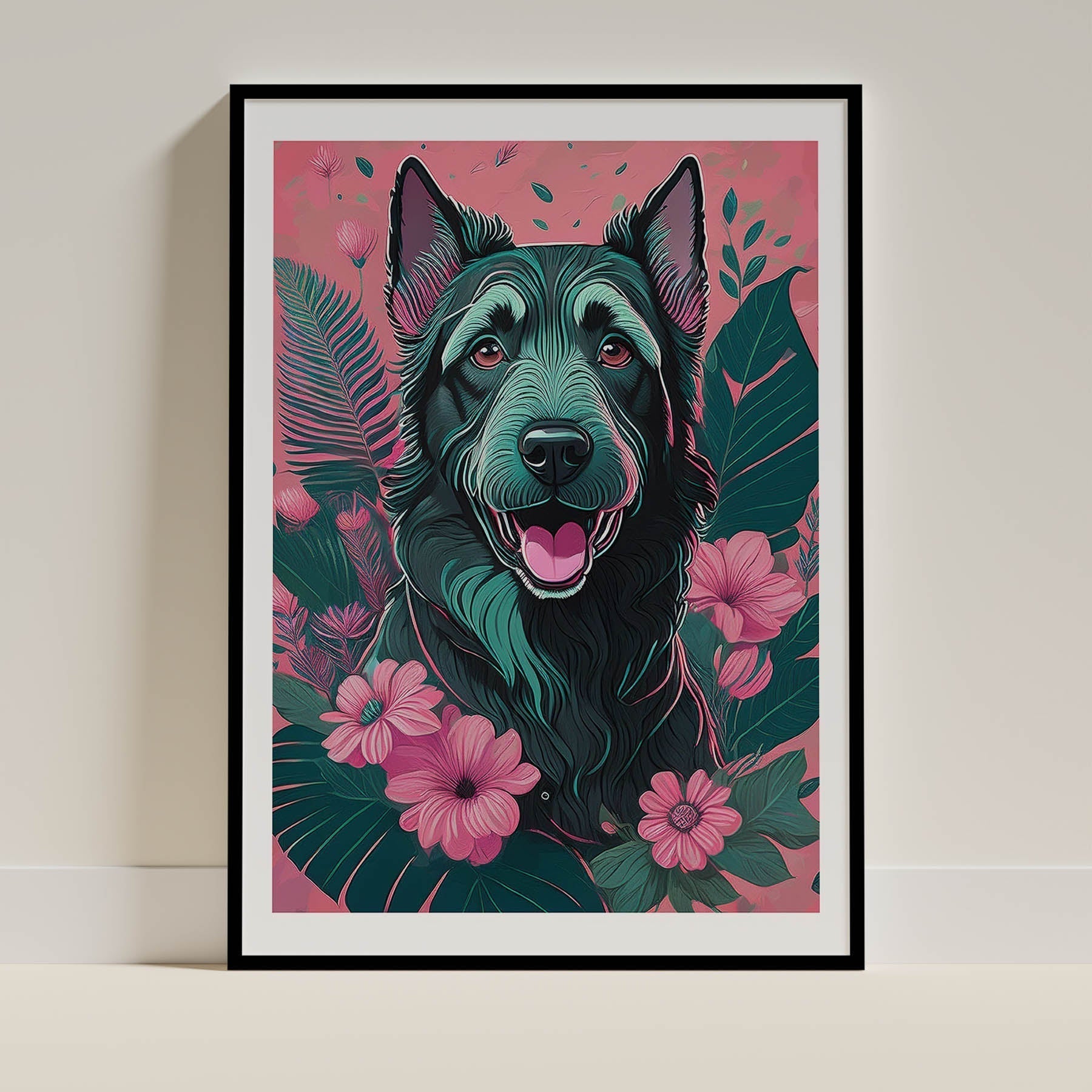 Irish Wolfhound Dog Art Print Unframed | 11 Unique Designs | Wall Art Gift for Dog Lovers - Image 9 | Dogsy & Co