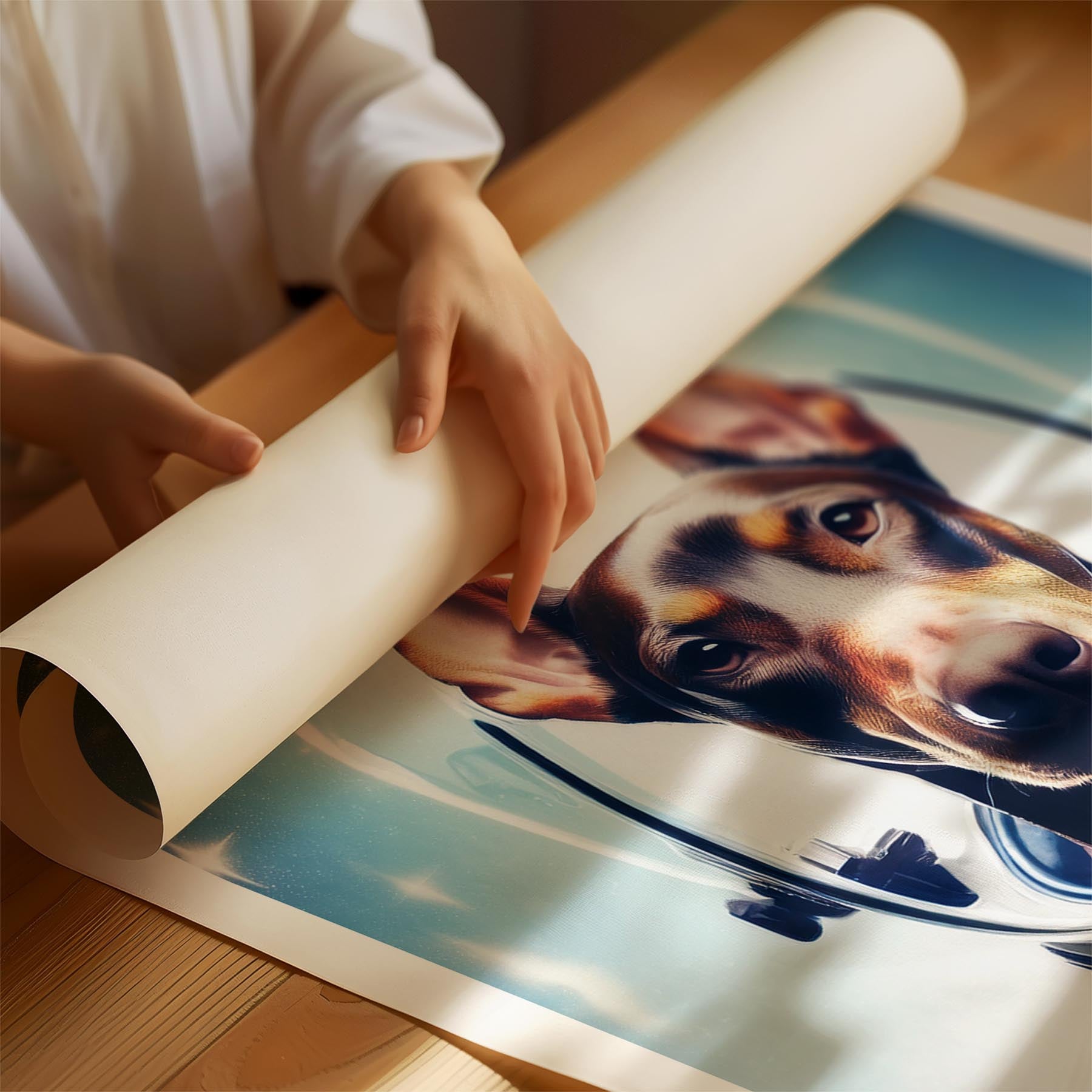 Doberman Astronaut Dog Series image 1