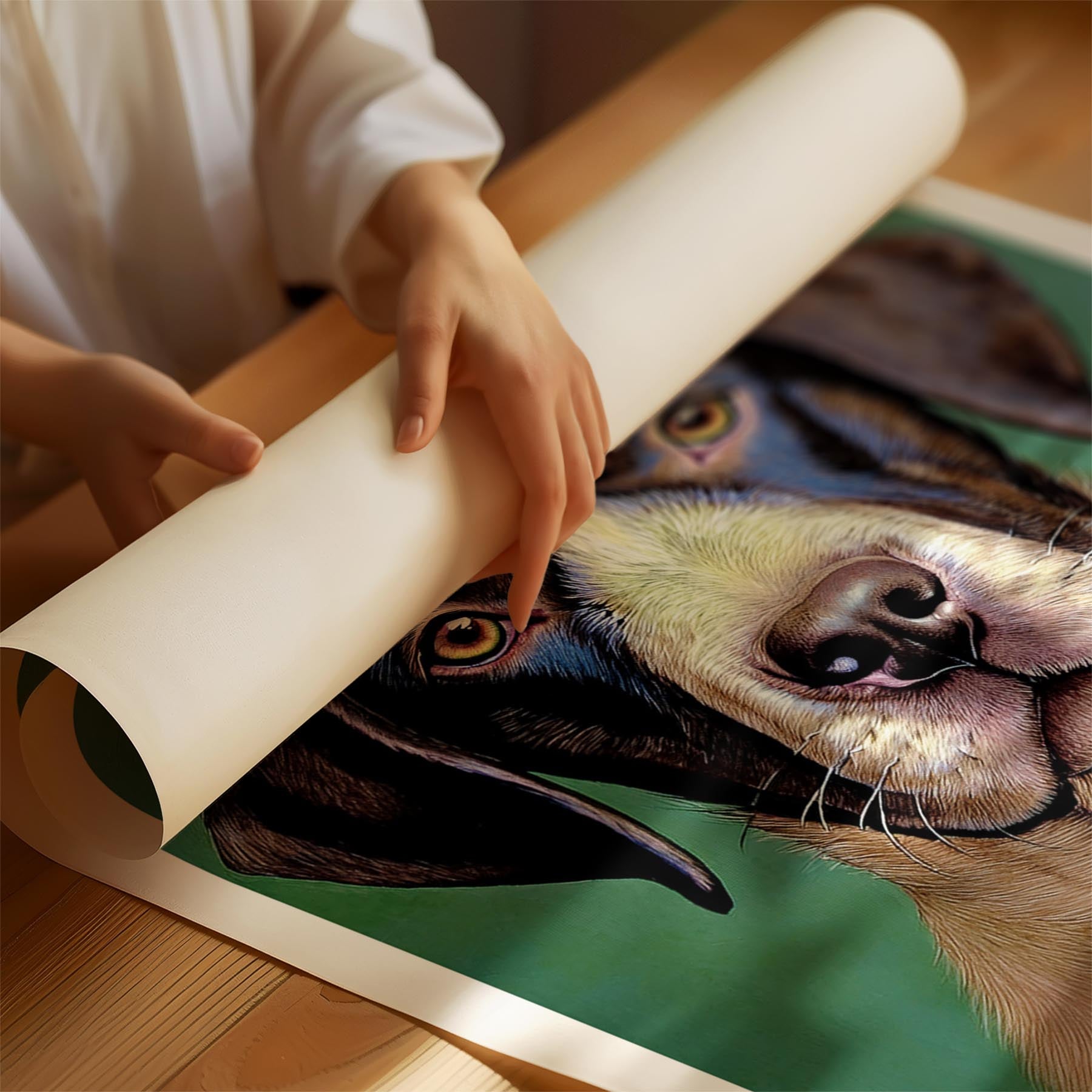 English Pointer Green Painted Series image 1