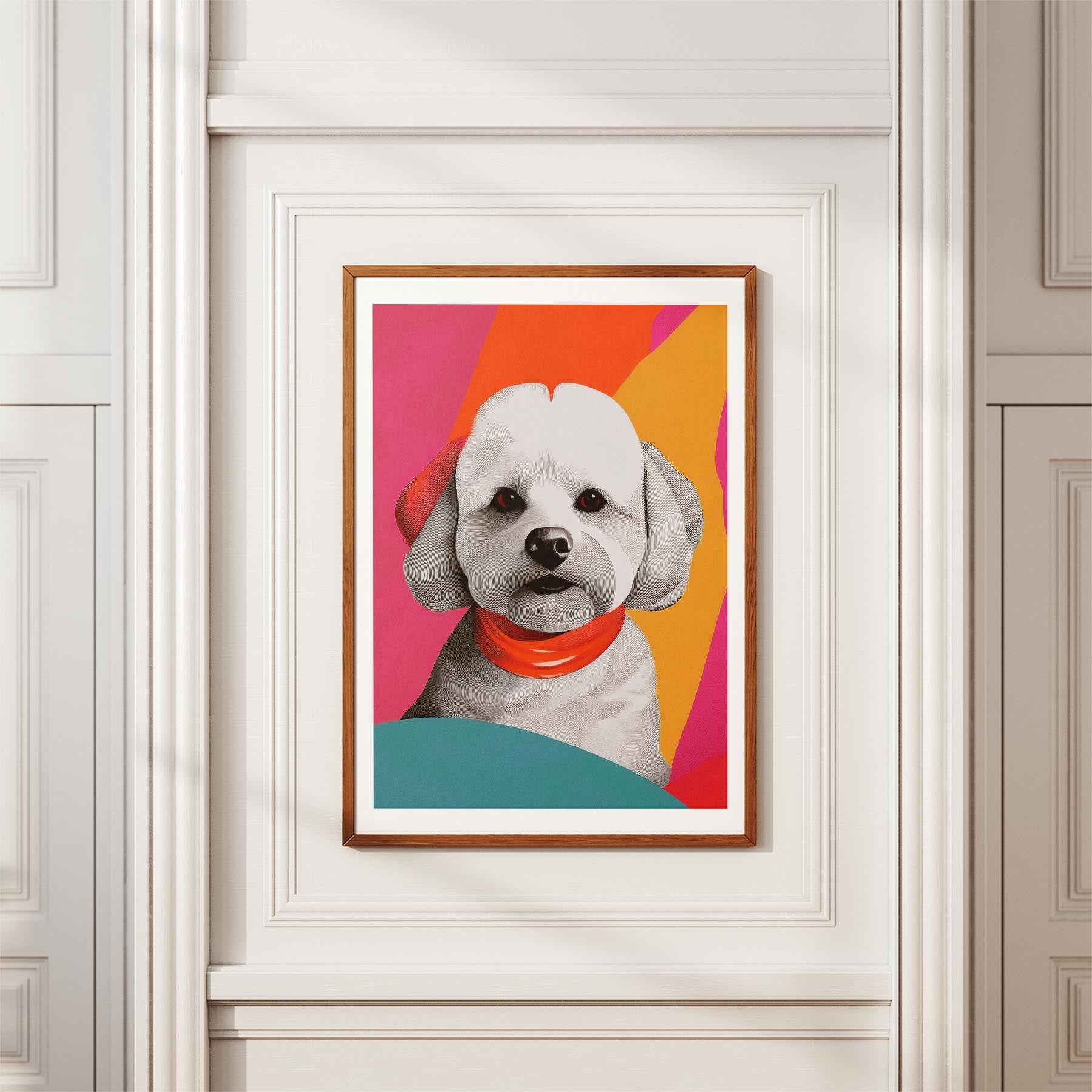 Bichon Frise Modern Pop Dog Series image 3