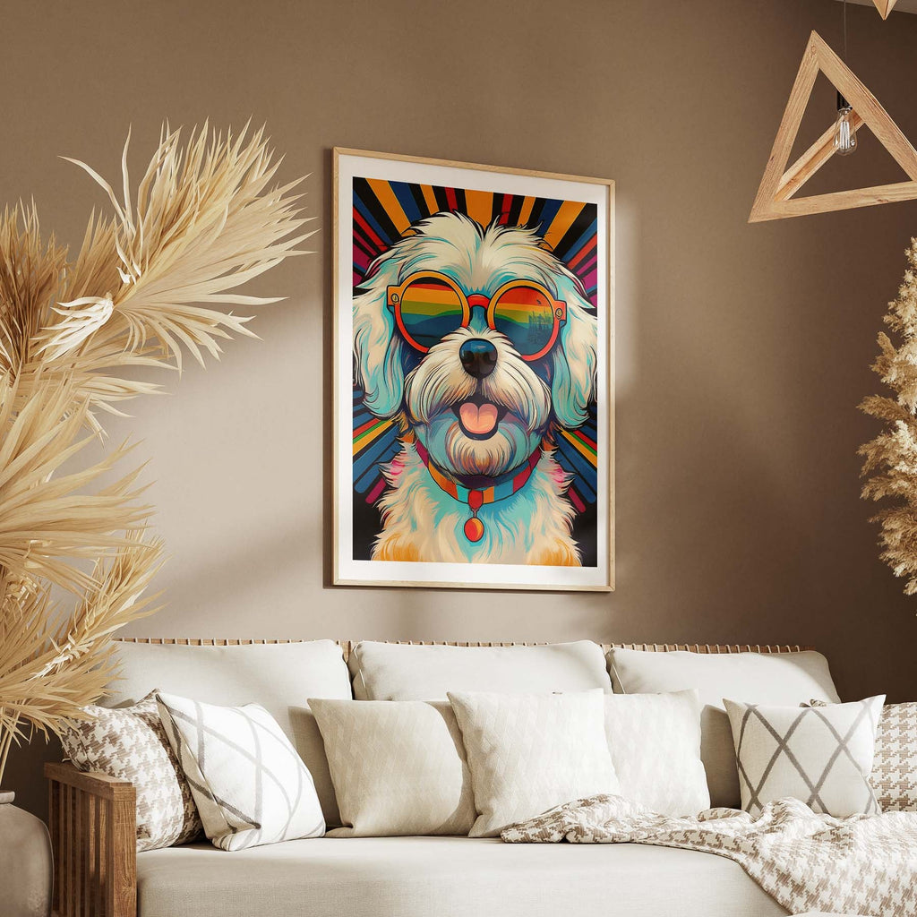 Maltese In Colourful Sunnies 1 image 5