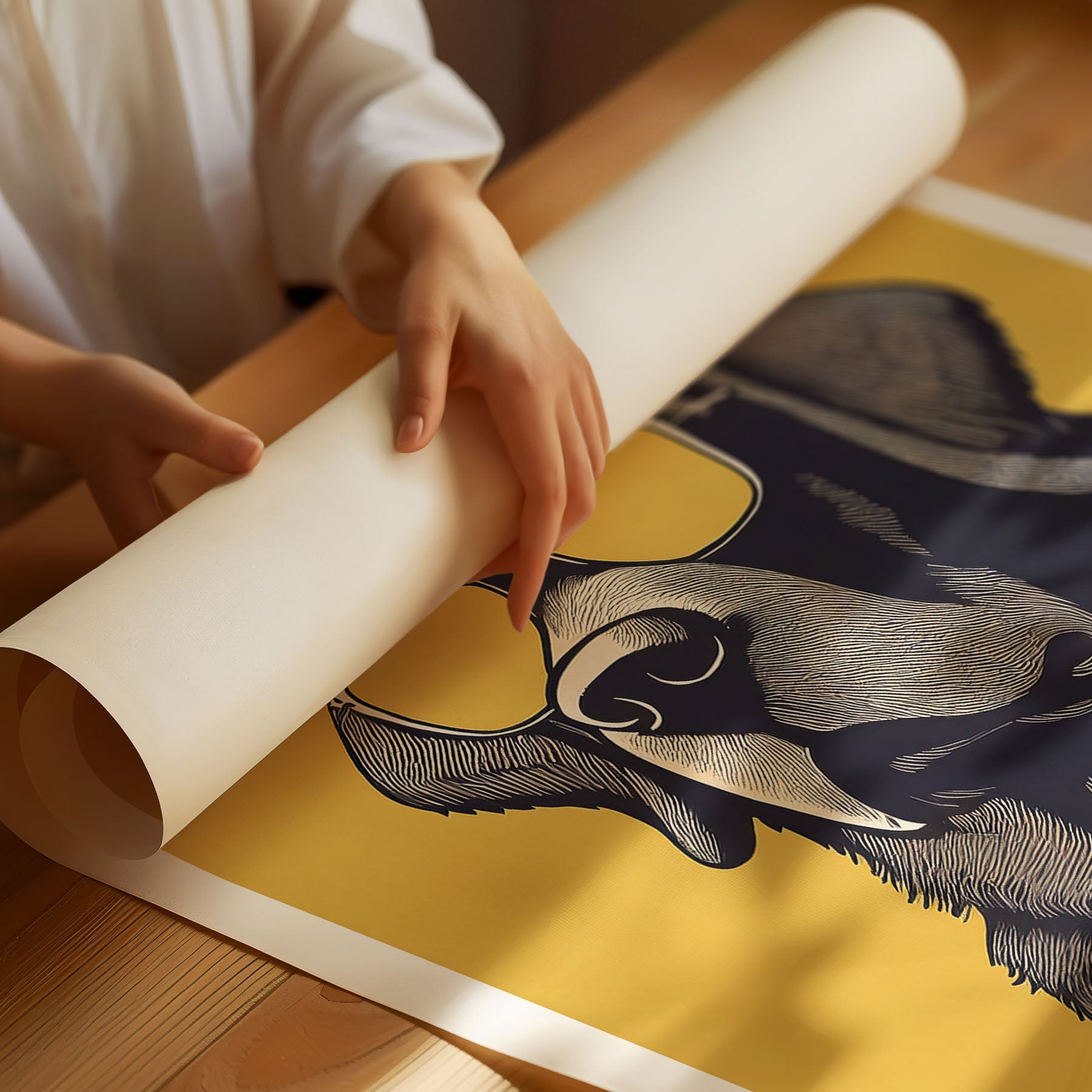 Newfoundland Chillin Coffee Dog image 3