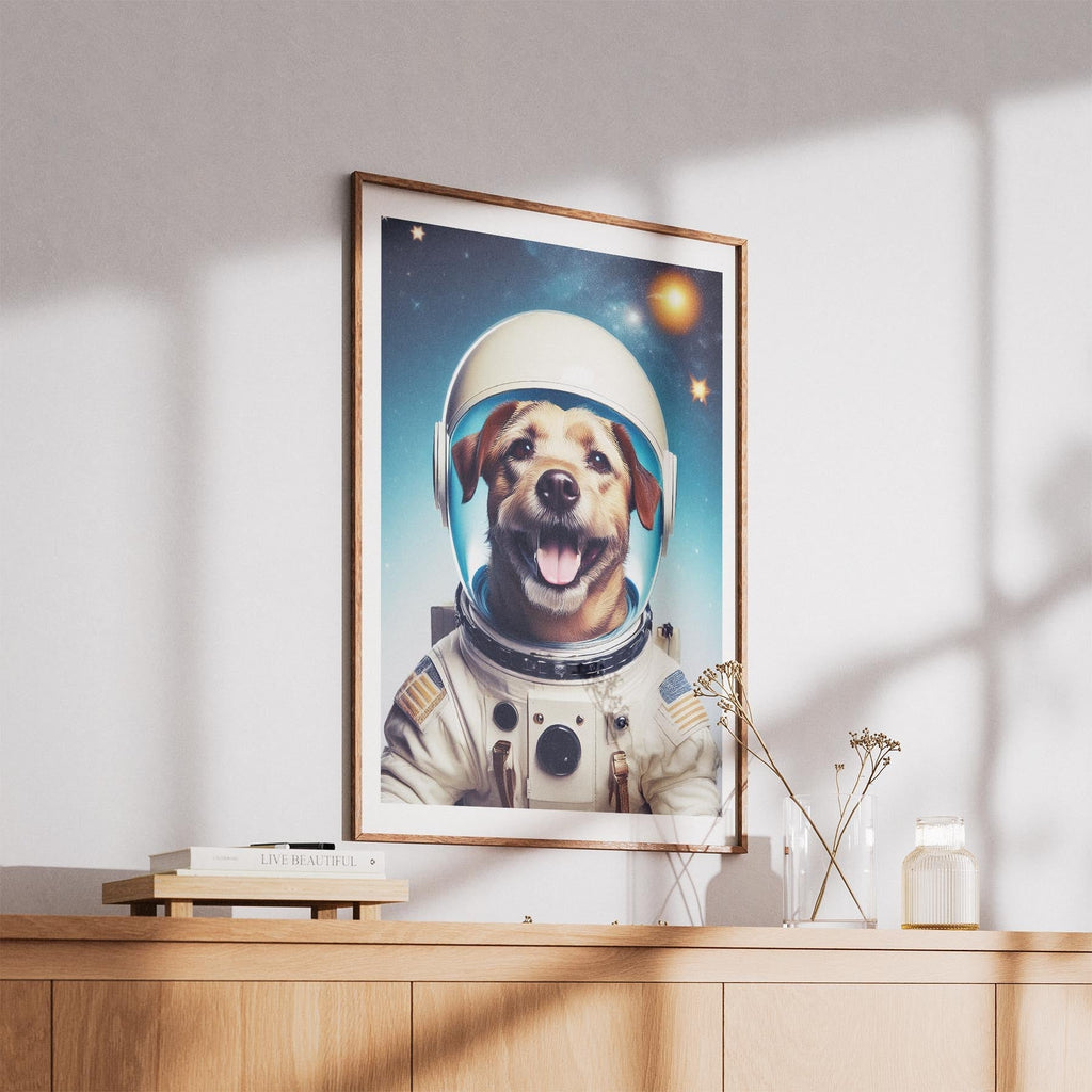 Border Terrier Astronaut Dog Series image 5