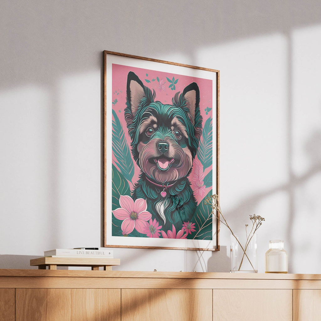 Yorkipoo Flowery Dog image 6