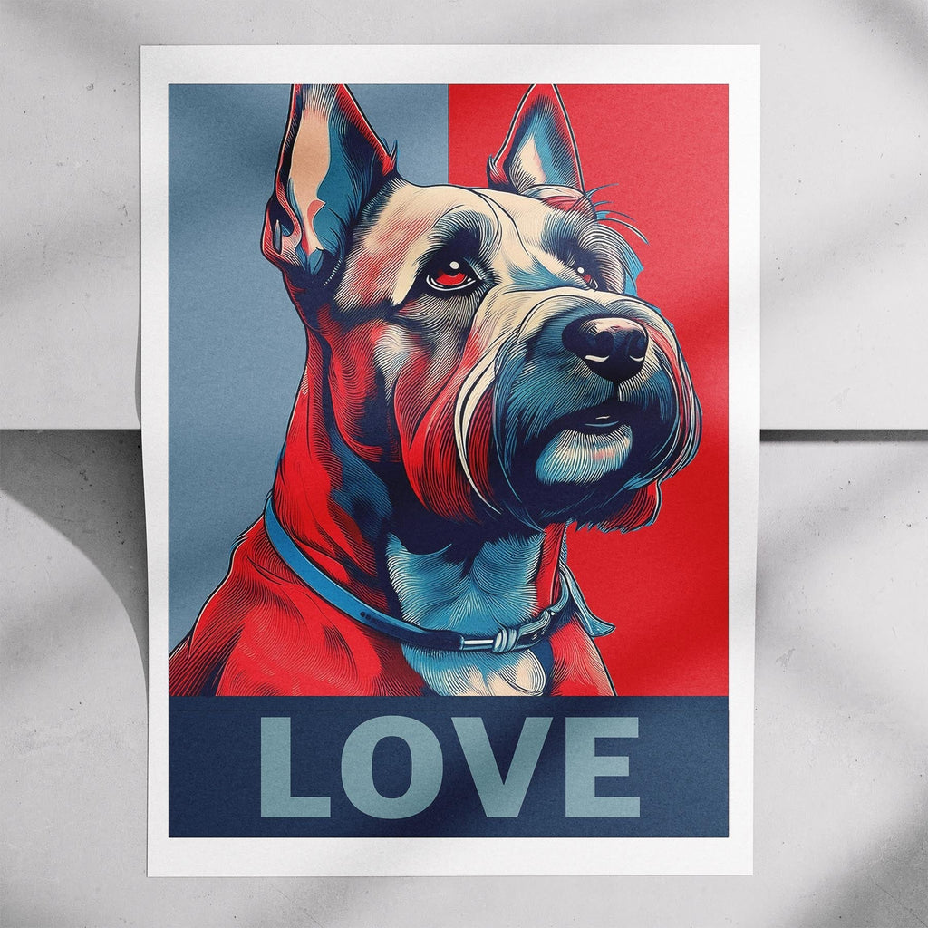 Scottish Terrier LOVE Series Inspired by the Obama Poster image 7