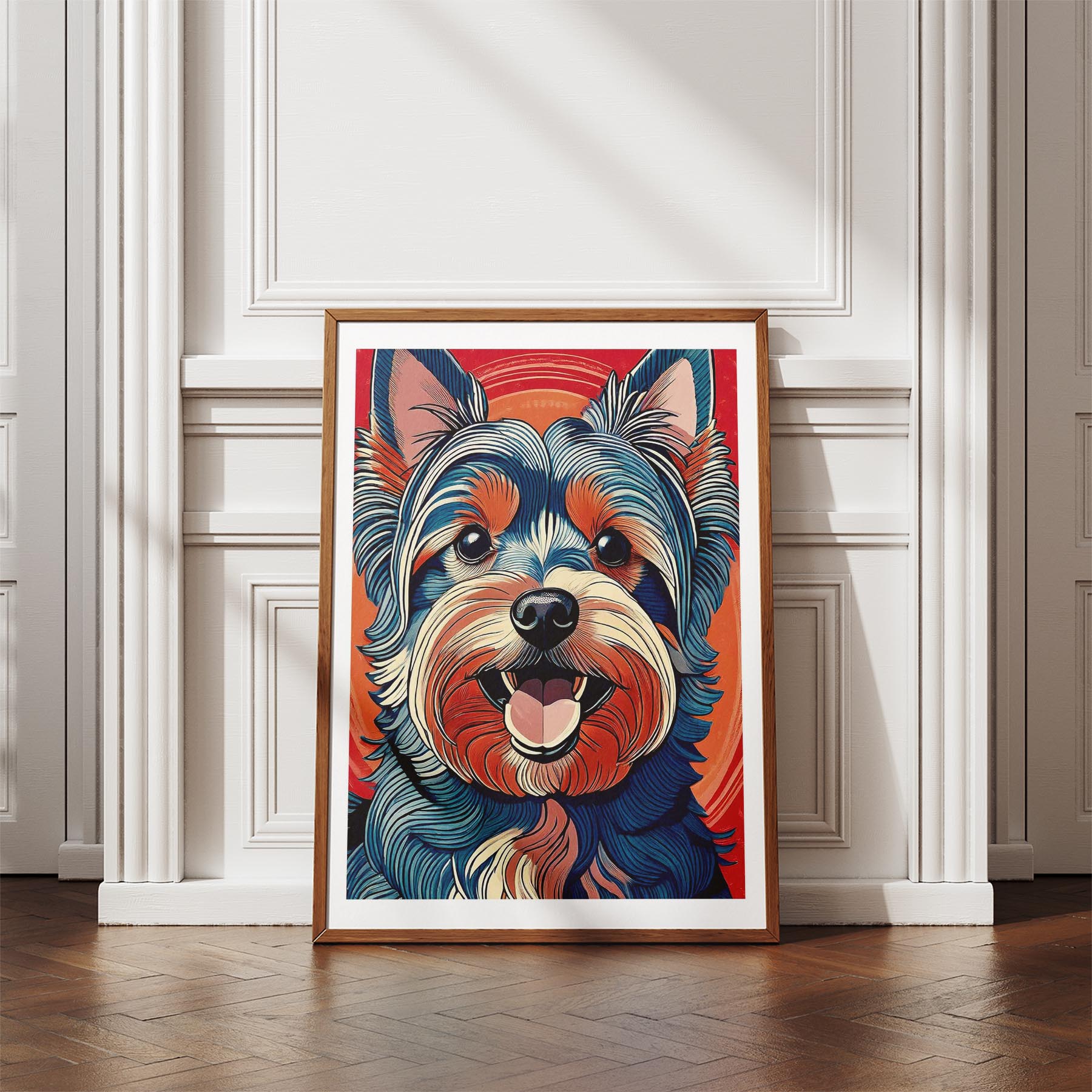 Yorkshire Terrier Hokusai Japanese Inspired Dog Series image 4