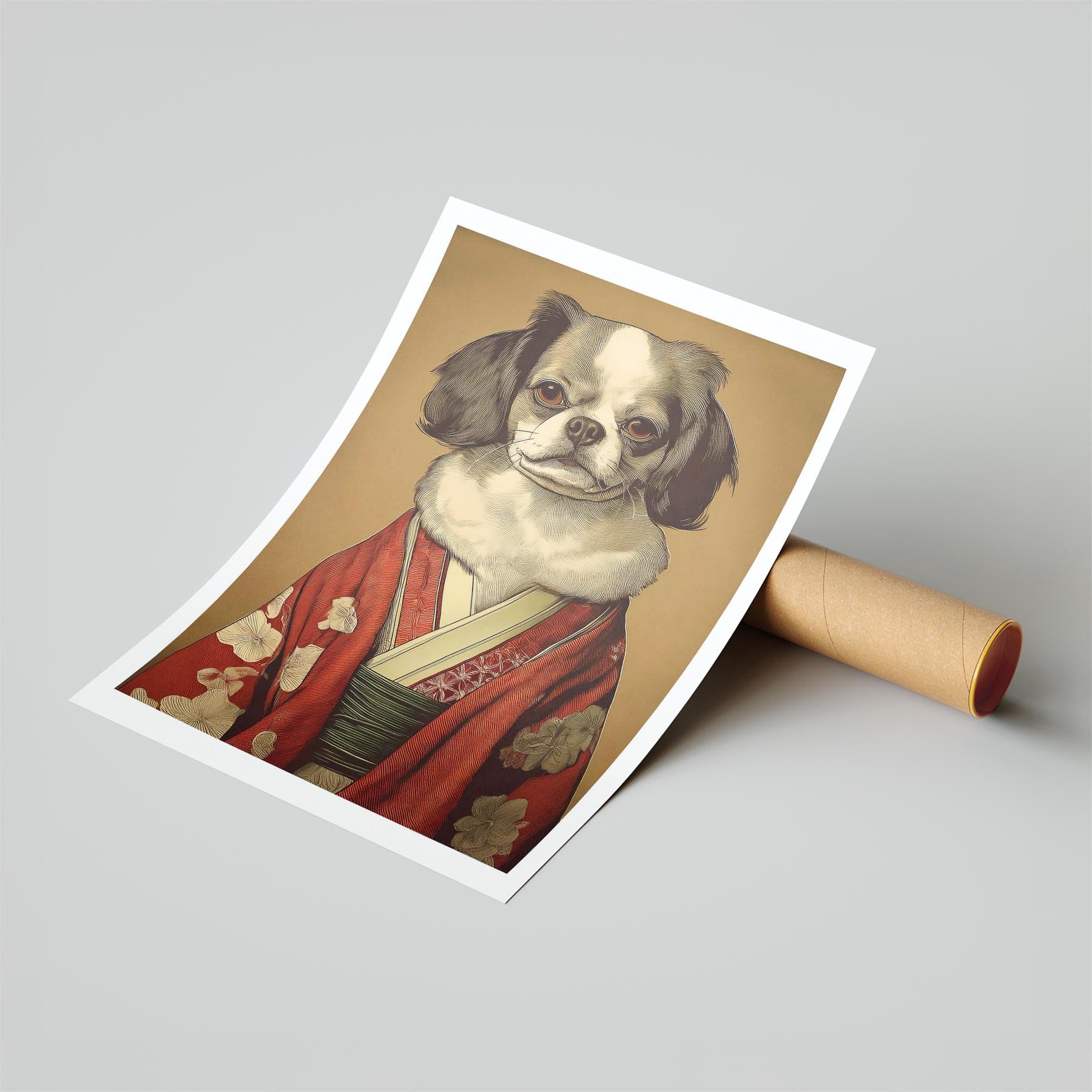 Japanese Chin Japanse Kimono Dog Series image 6