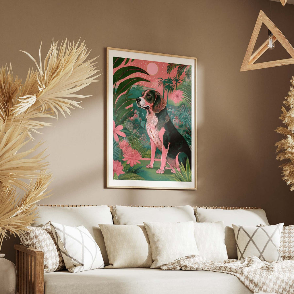 Beagle Flowery Dog image 5