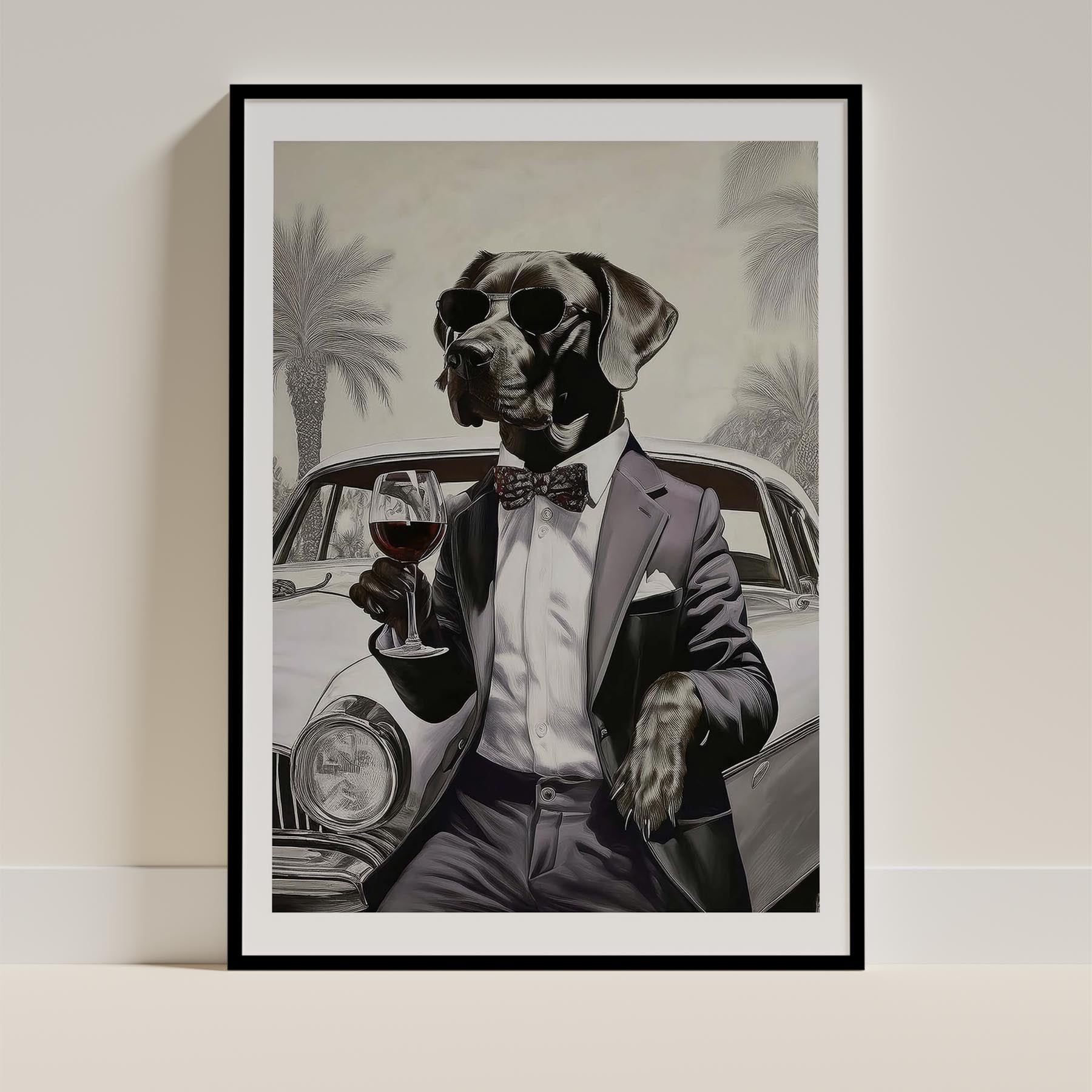 Labrador Retriever Dog Art Print Unframed Vol 1 | 11 Unique Designs | Wall Art Gift for Dog Lovers - Image 9 | Dogsy & Co