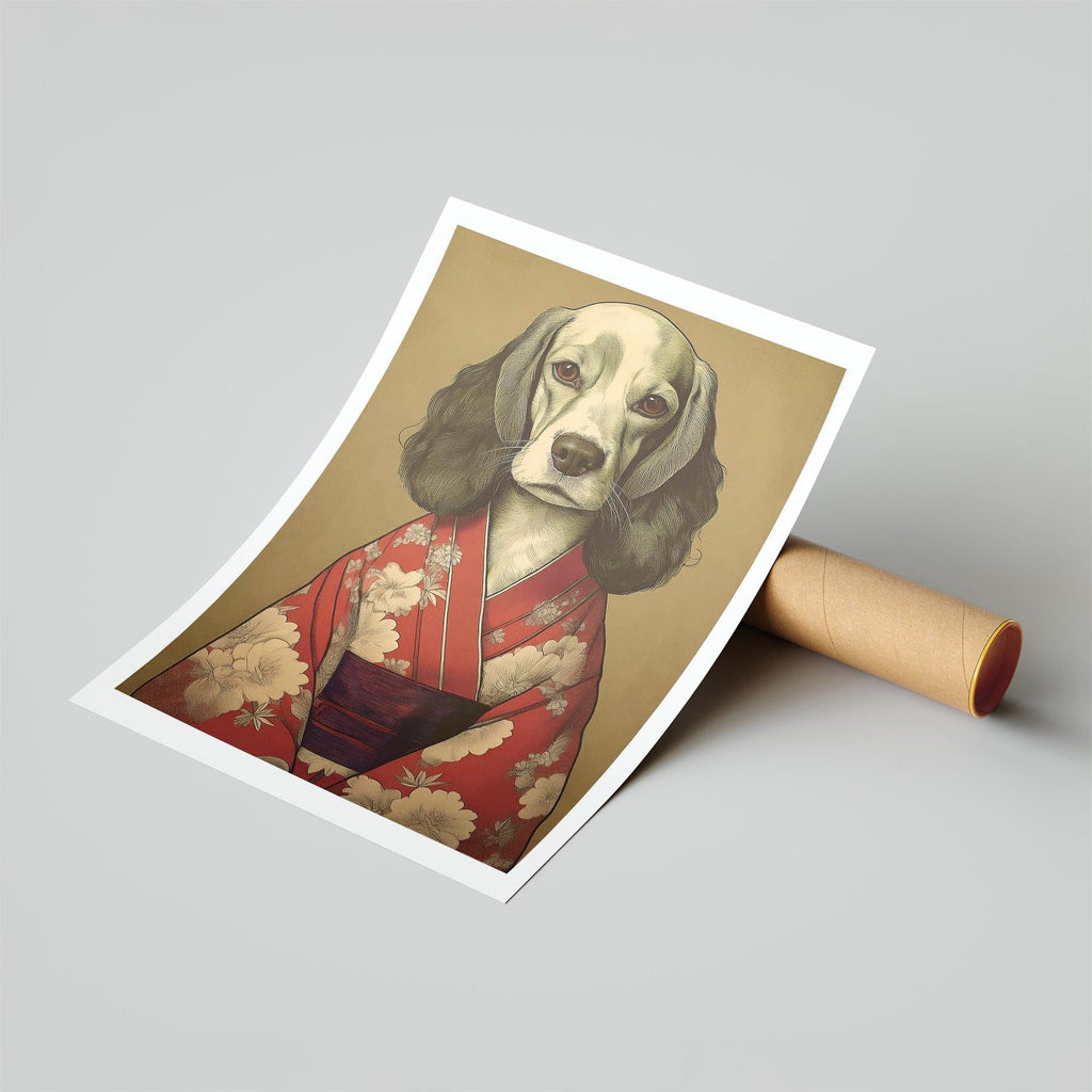 Cocker Spaniel Japanse Kimono Dog Series image 6