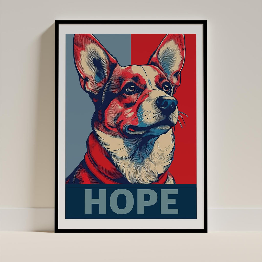 Corgi HOPE Series Inspired by the Obama Poster image 0