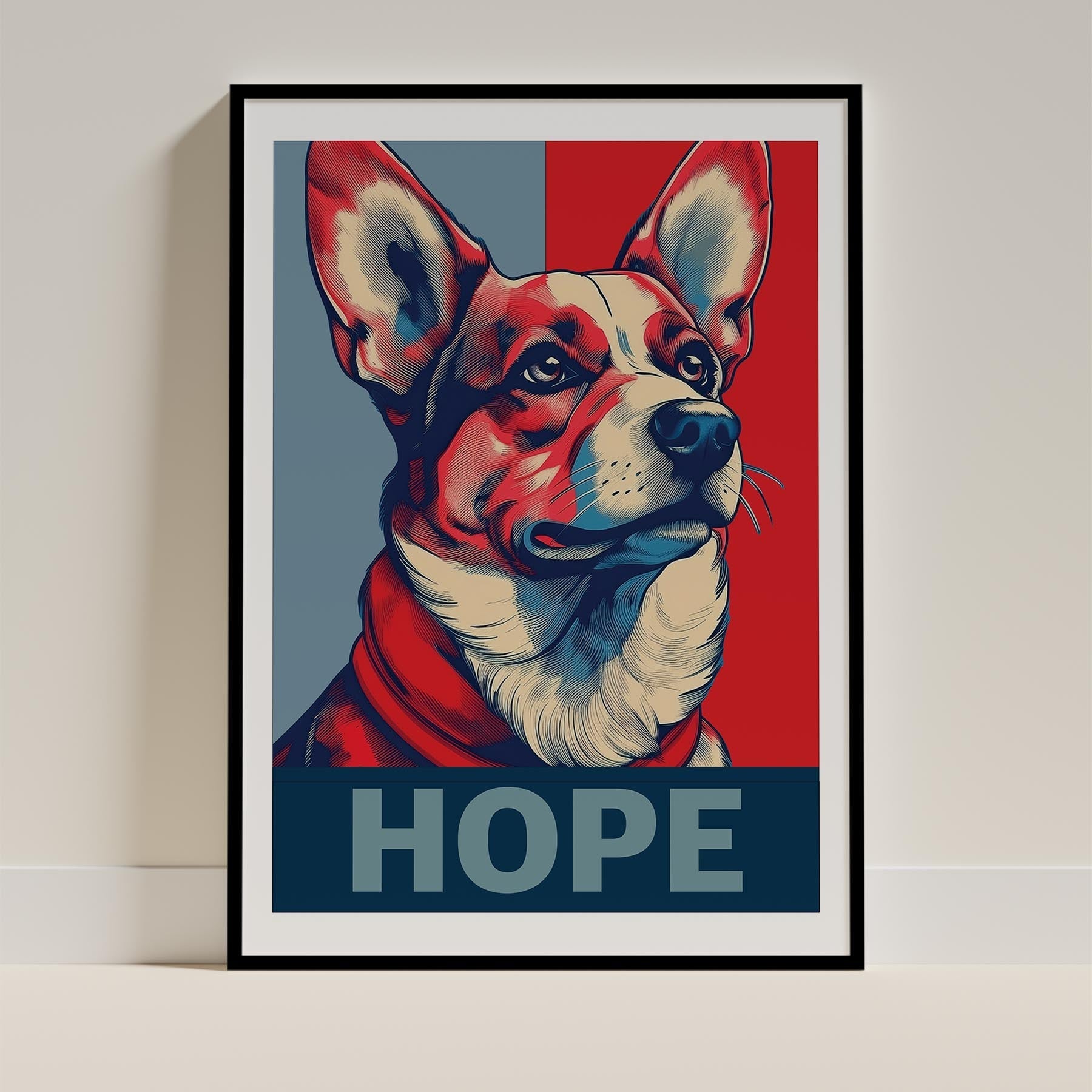 Corgi HOPE Series Inspired by the Obama Poster image 0