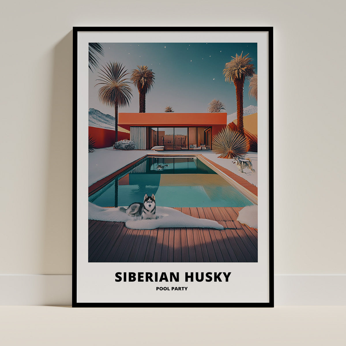 Siberian Husky Dog Art Print Unframed Vol 2 | 5 Unique Designs | Wall Art Gift for Dog Lovers - Image 5 | Dogsy & Co