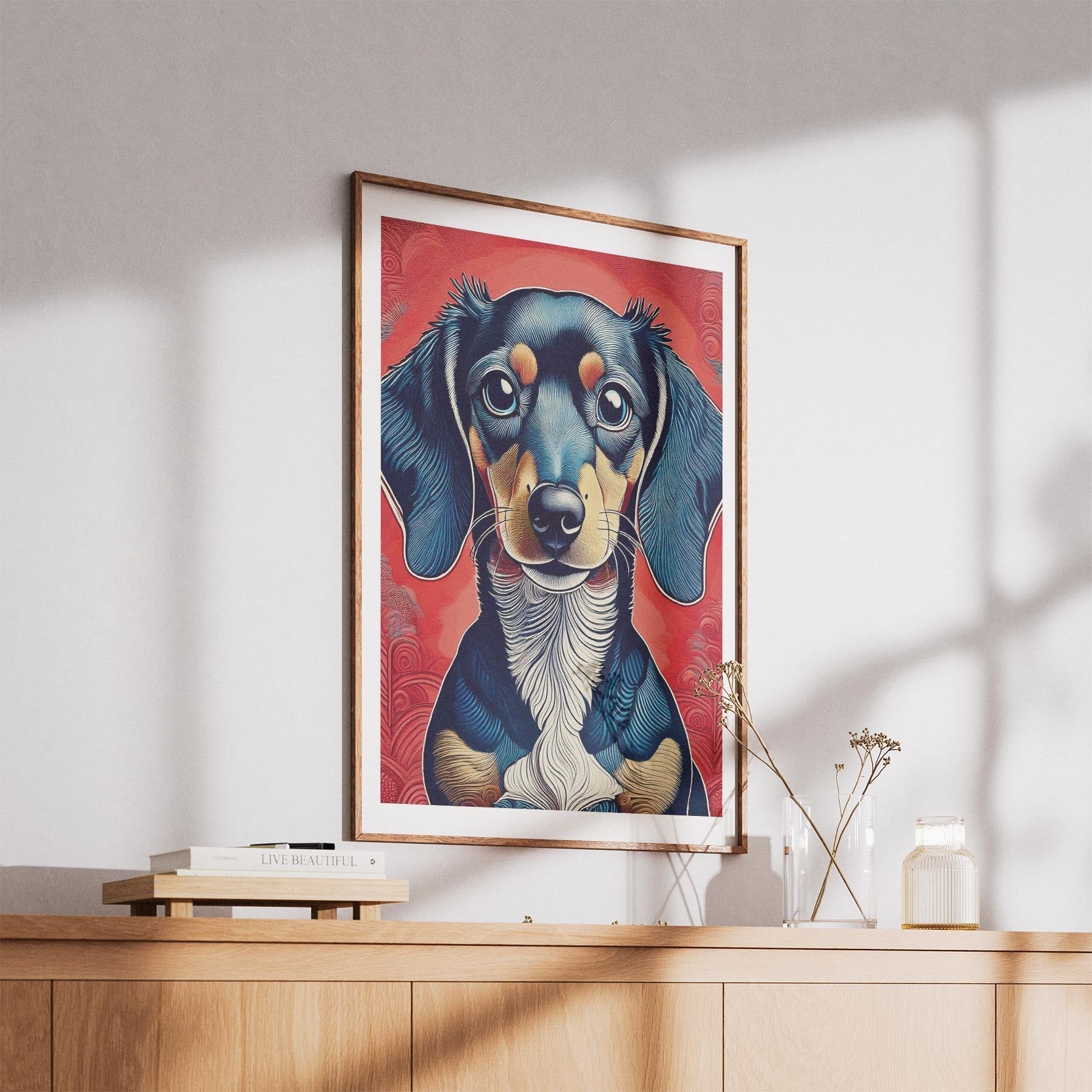 Dachshund Hokusai Japanese Inspired Dog Series 2 image 5