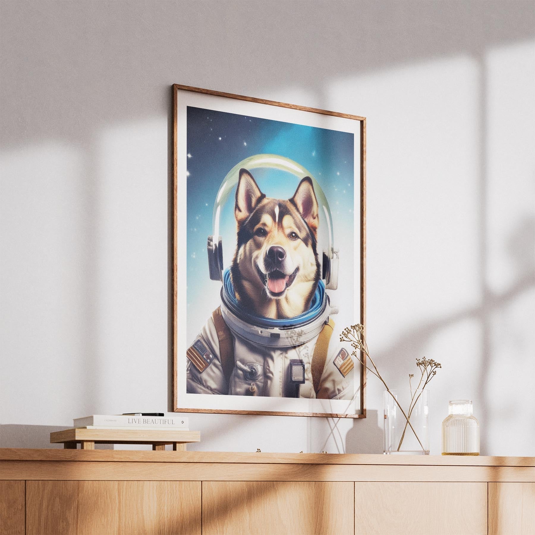 Alaskan Malamute Astronaut Dog Series image 5