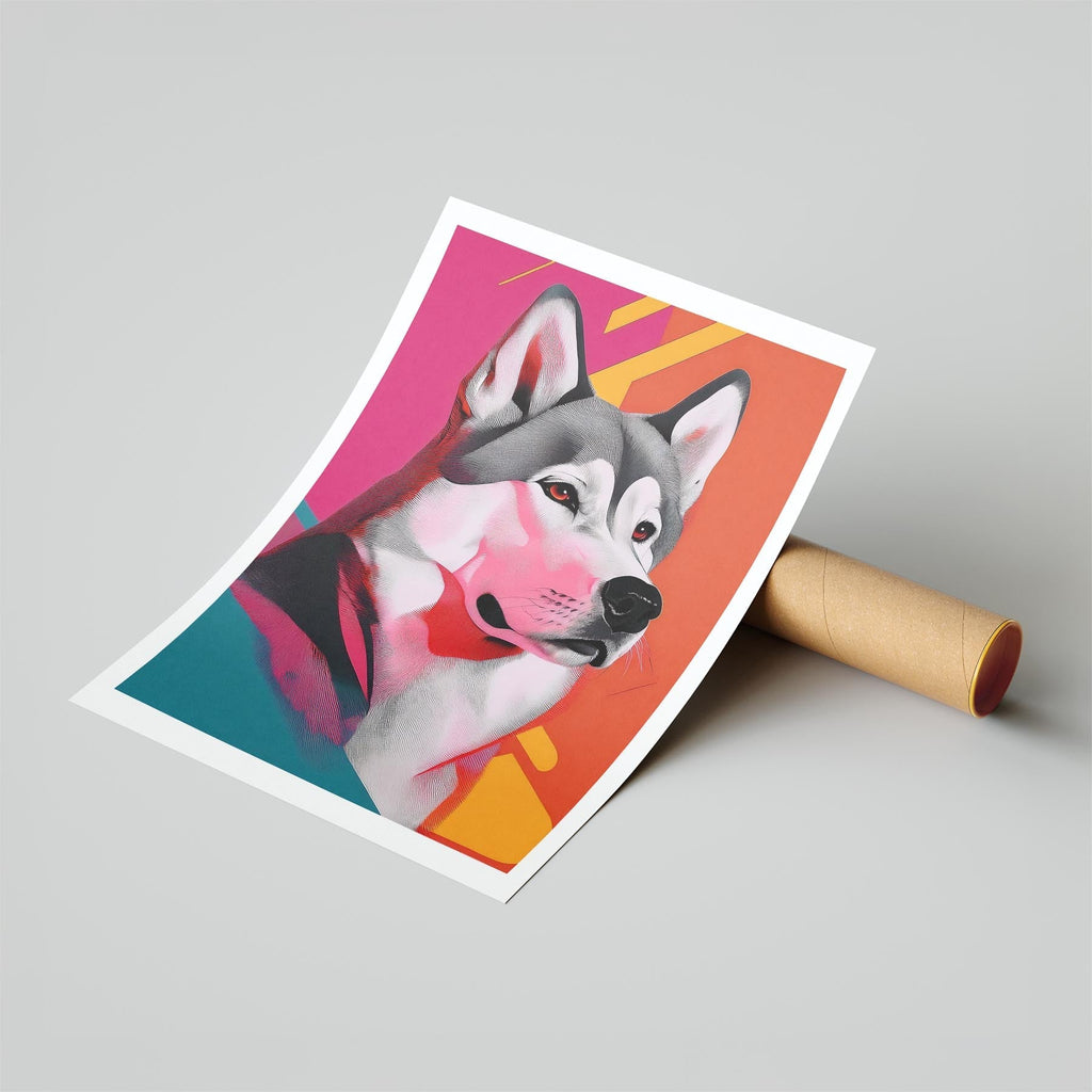 Alaskan Malamute Modern Pop Dog Series image 6