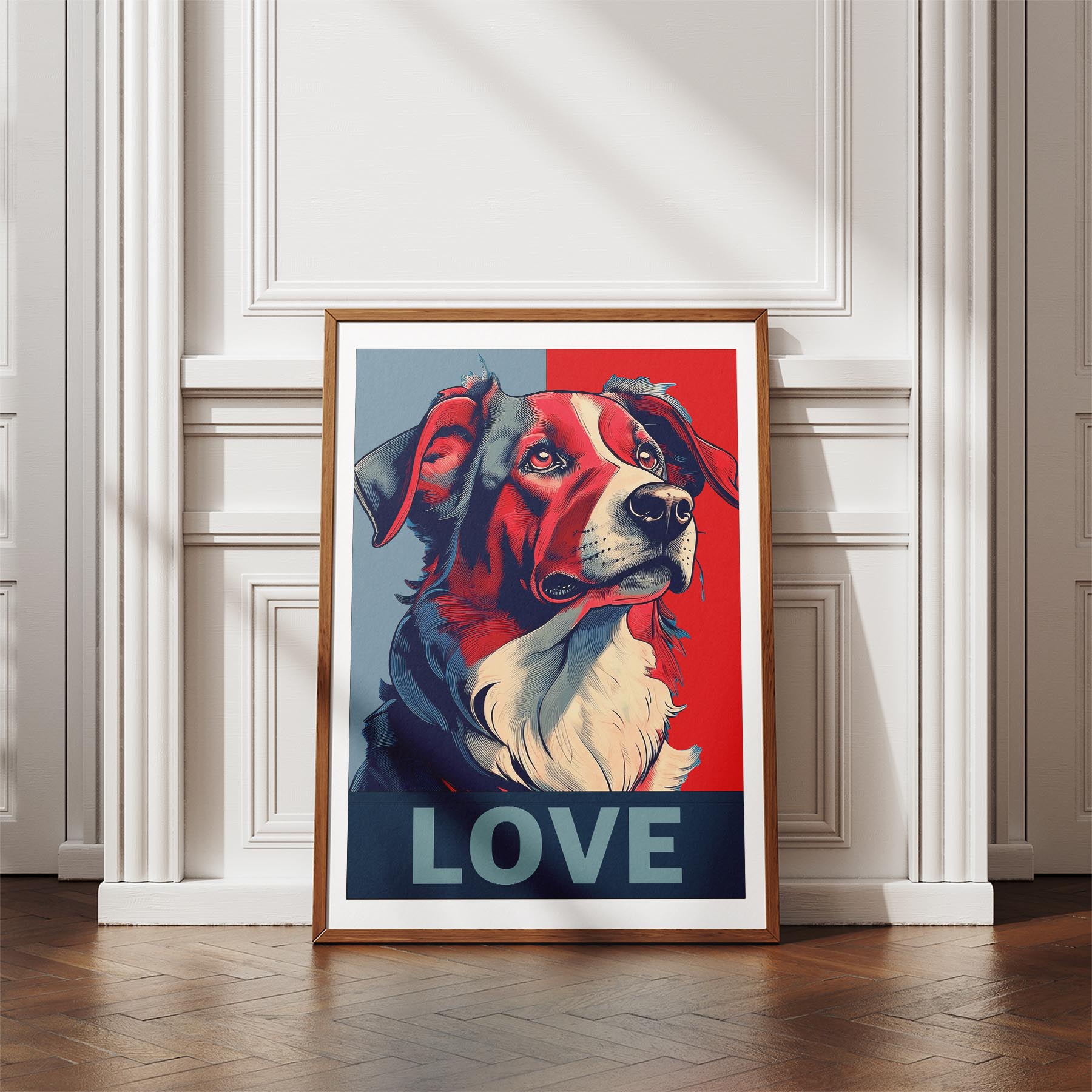 Border Collie LOVE Series Inspired by the Obama Poster image 4