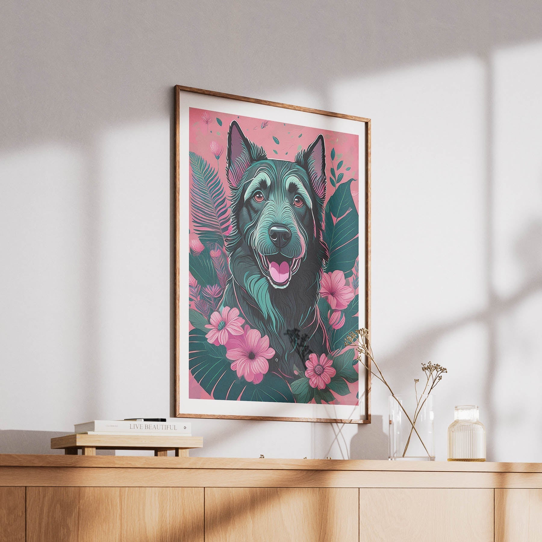 Wolfhound Flowery Dog image 6