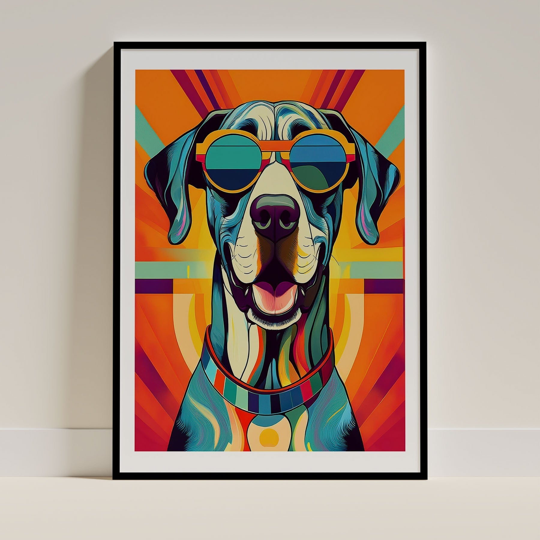 Great Dane Dog Art Print Unframed Vol 2 | 11 Unique Designs | Wall Art Gift for Dog Lovers - Image 8 | Dogsy & Co