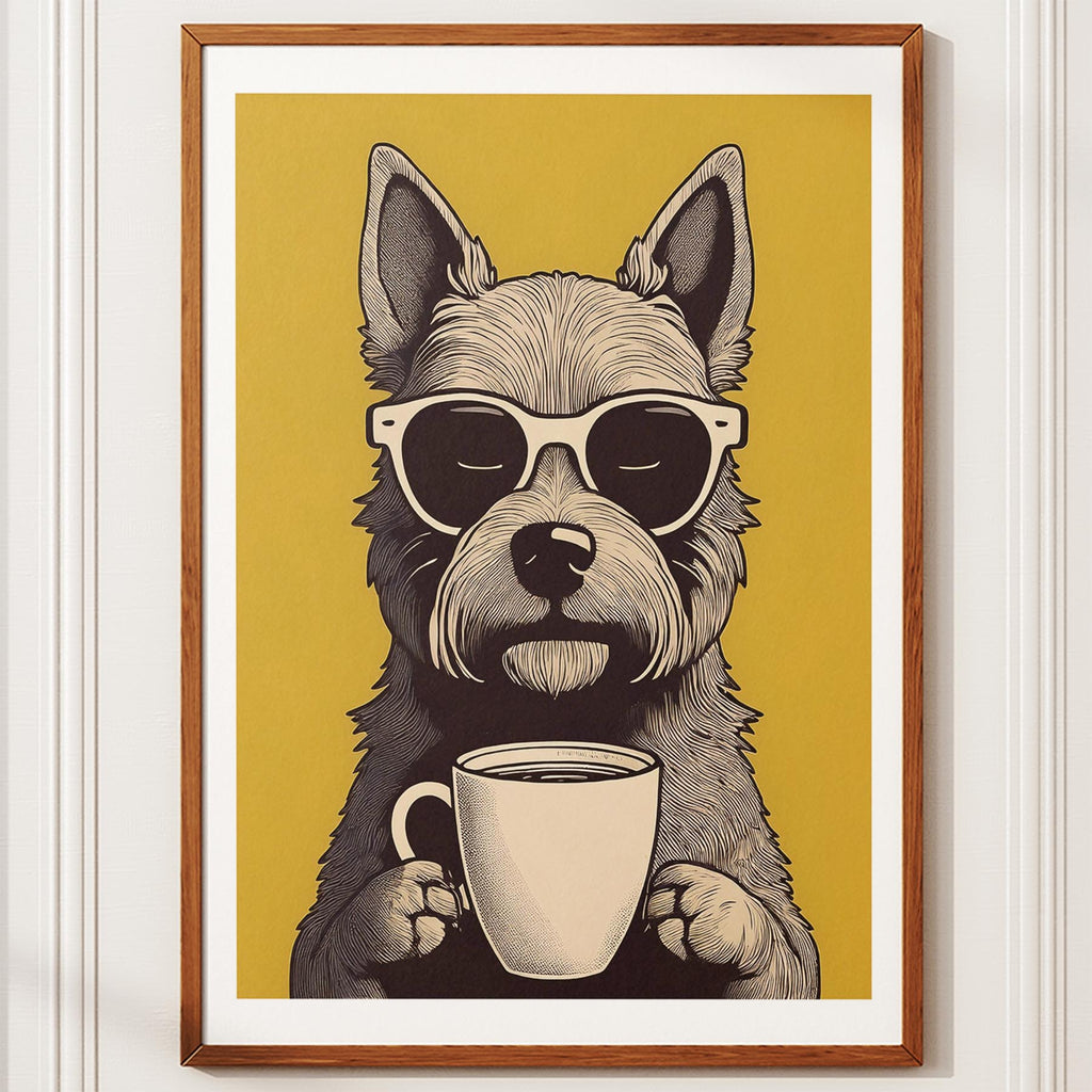 Australlian Terrier Chillin Coffee Dog image 11